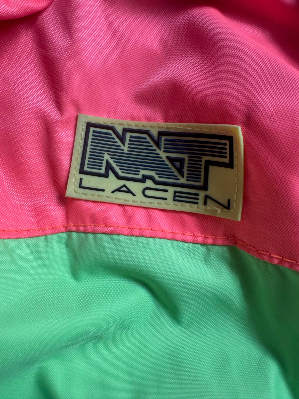 VTG ‘90s Nat Lacen Dermoflex Lightweight Ski Jacket w Hood Colourblock Size: M