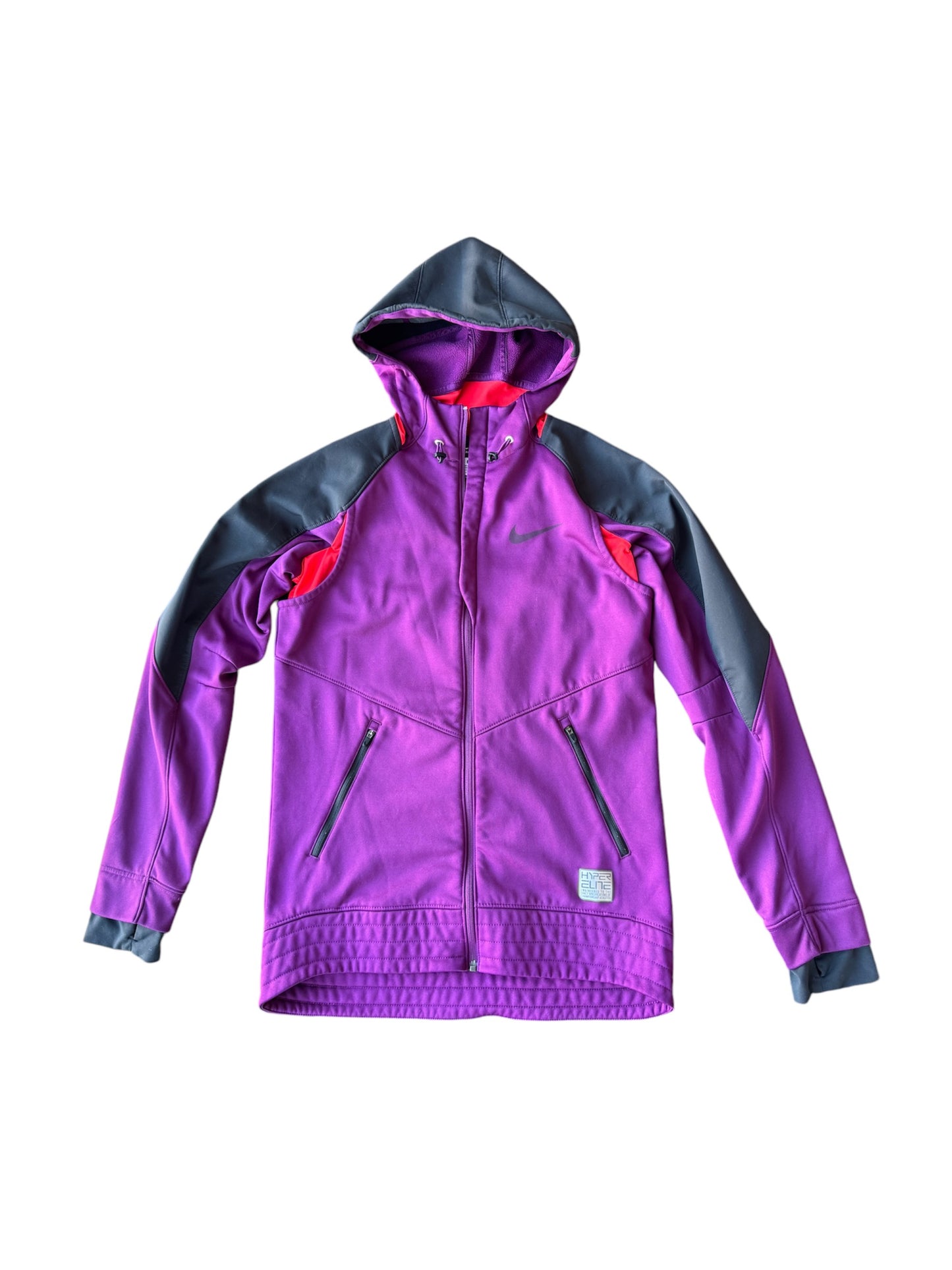 Nike Hyper Elite Activewear Jacket Full Zip Hooded Therma-Fit Size: S