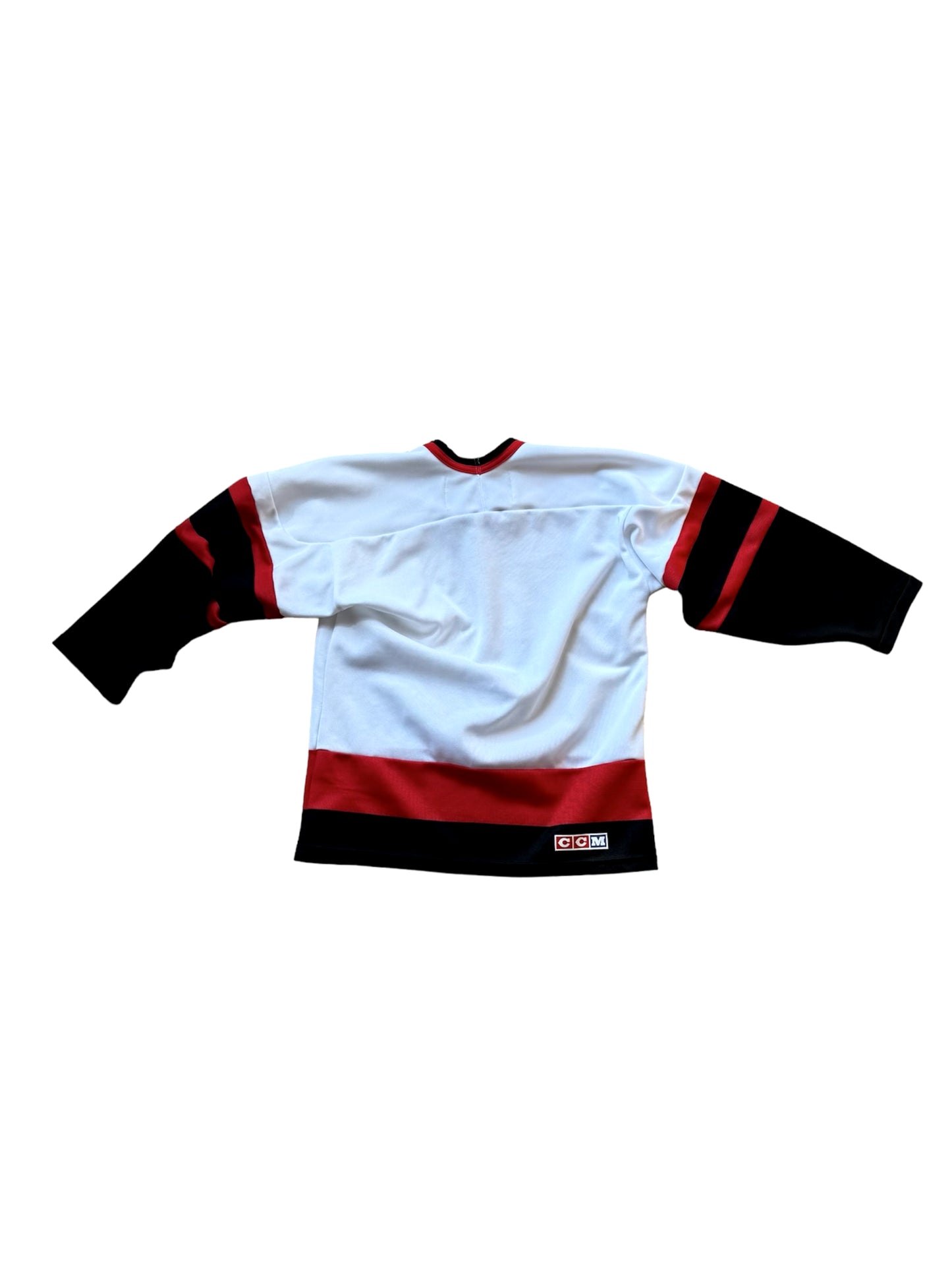 VTG ‘90s Ottawa Senators NHL CCM Jersey White Youth Size: L/XL