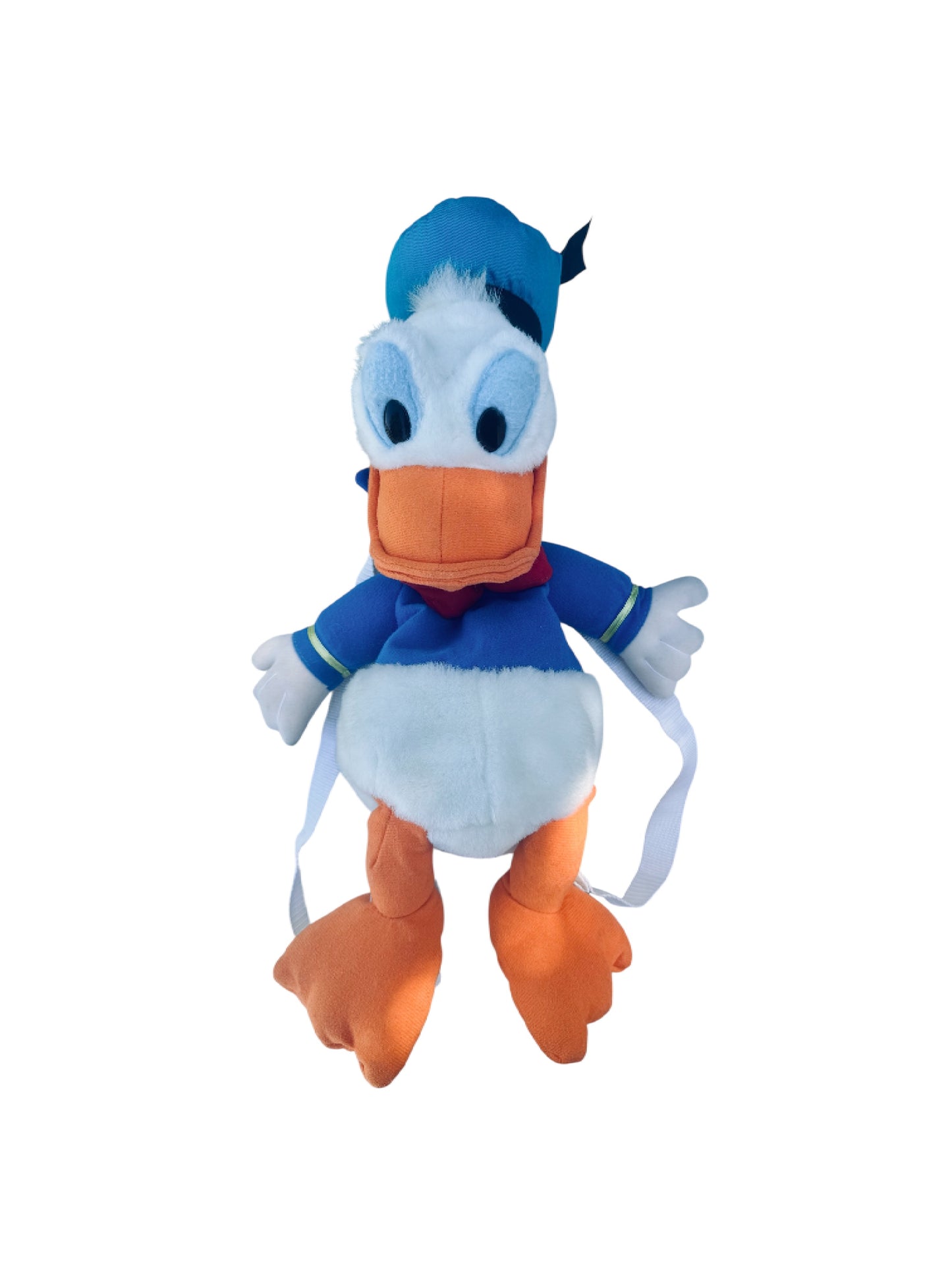 VTG Disney Donald Duck Plush Zipper Backpack