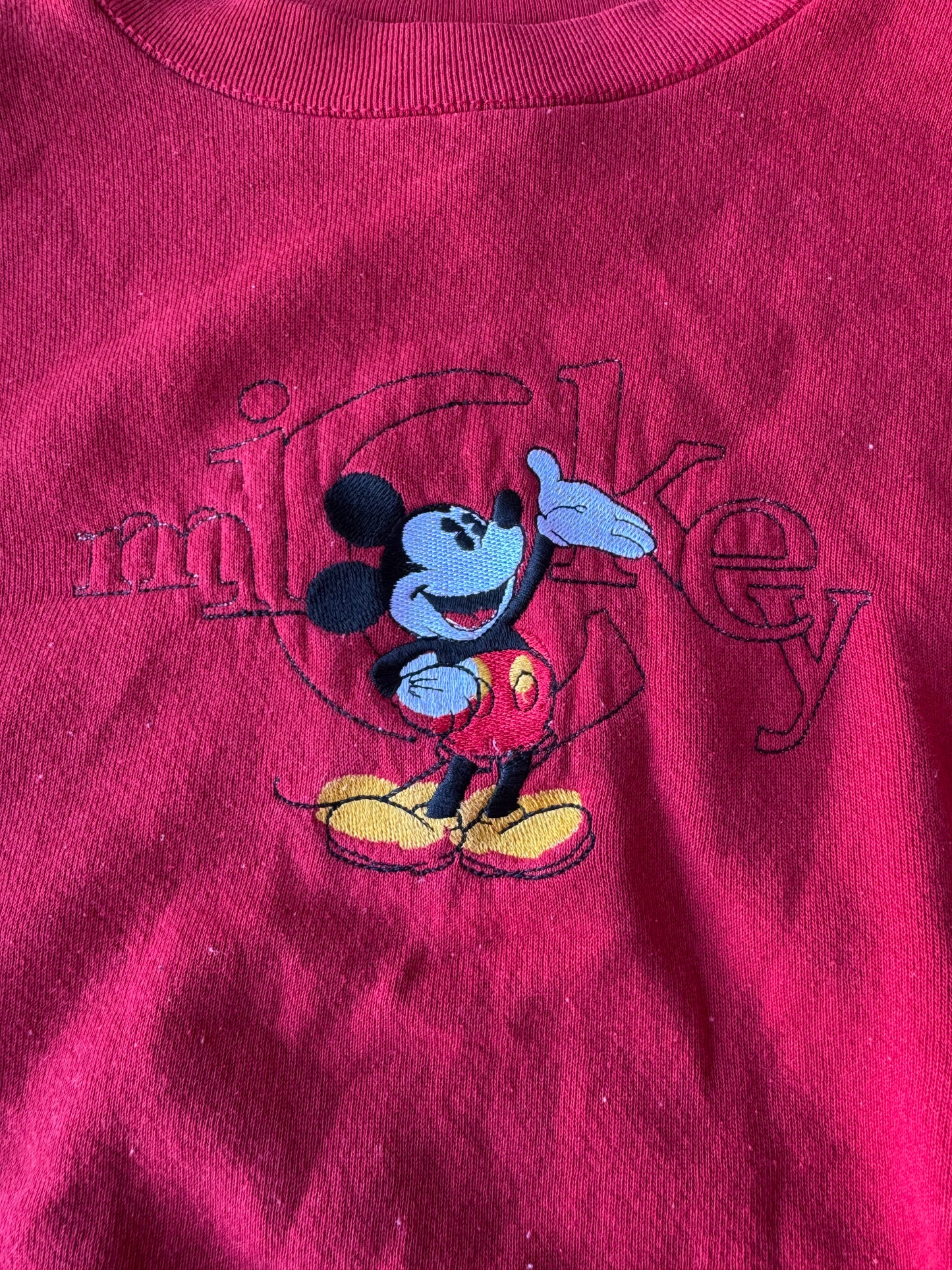 VTG '90s Y2K Indie Grunge Mickey Mouse Womens Sweatshirt Size: M