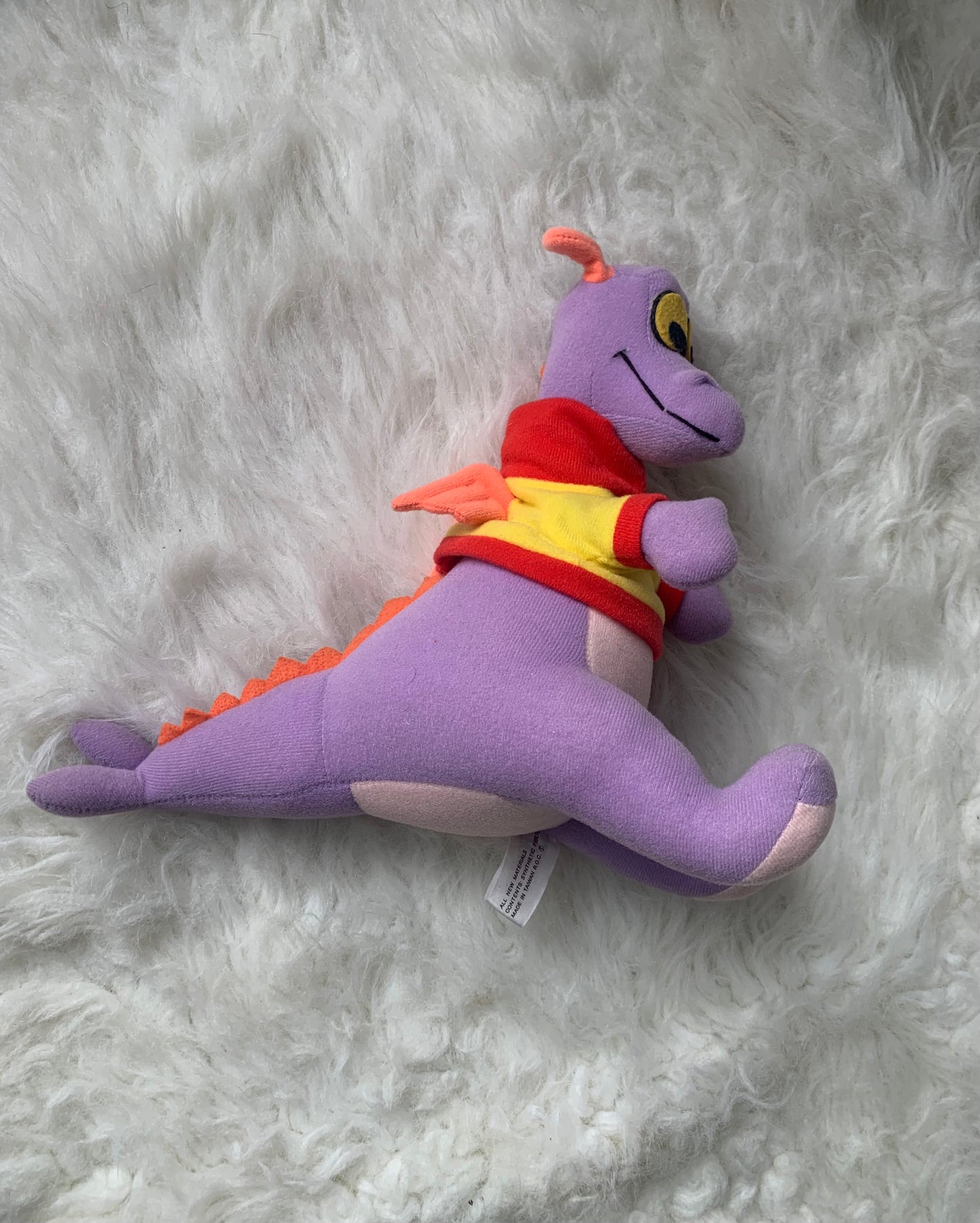 VTG 1982 Figment Walt Disney Plush Purple Dragon