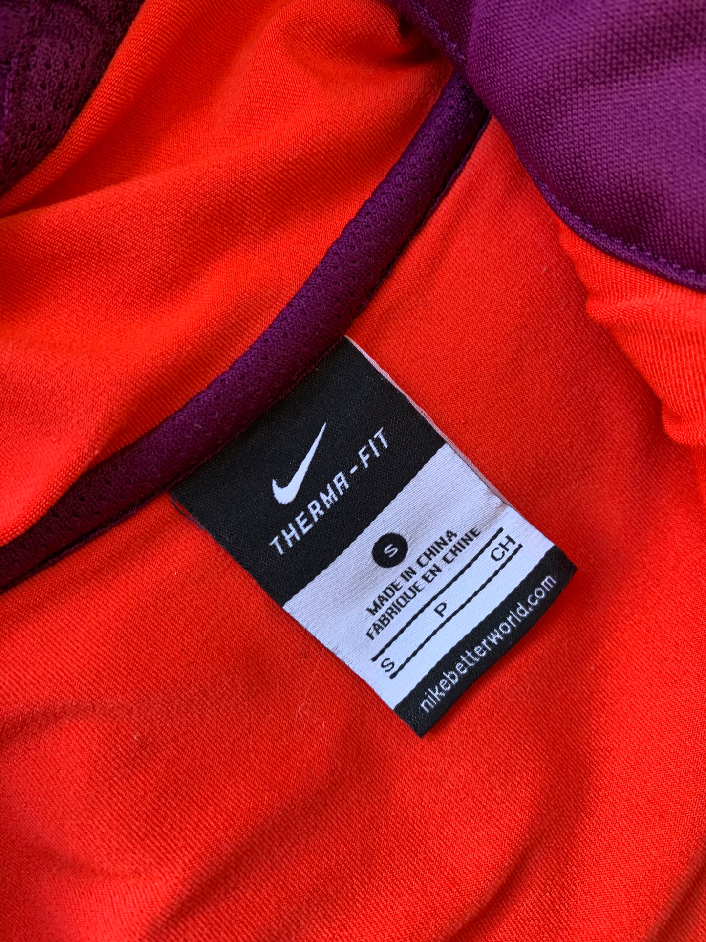 Nike Hyper Elite Activewear Jacket Full Zip Hooded Therma-Fit Size: S