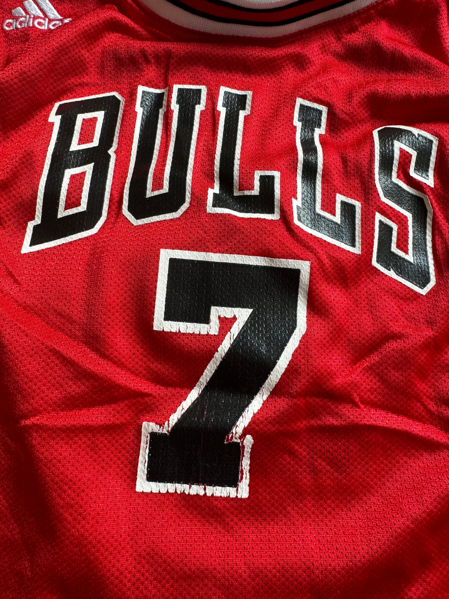 VTG Chicago Bulls #7 Ben Gordon Adidas Youth Jersey Size: XL (18-20)