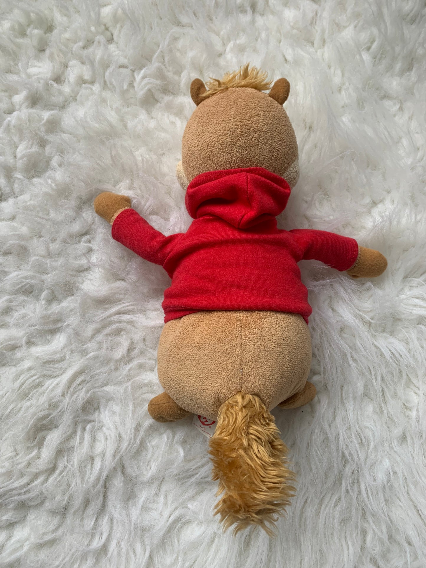 TY Alvin & The Chipmunks Alvin Beanie Buddy Plush 10"