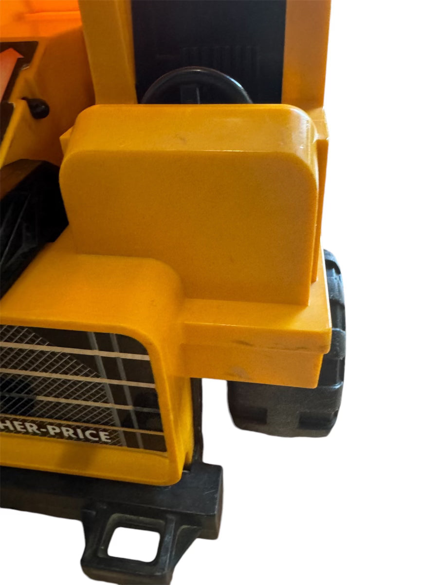 VTG Fisher-Price 1985 Husky Helpers People Power Dump Truck Works Great