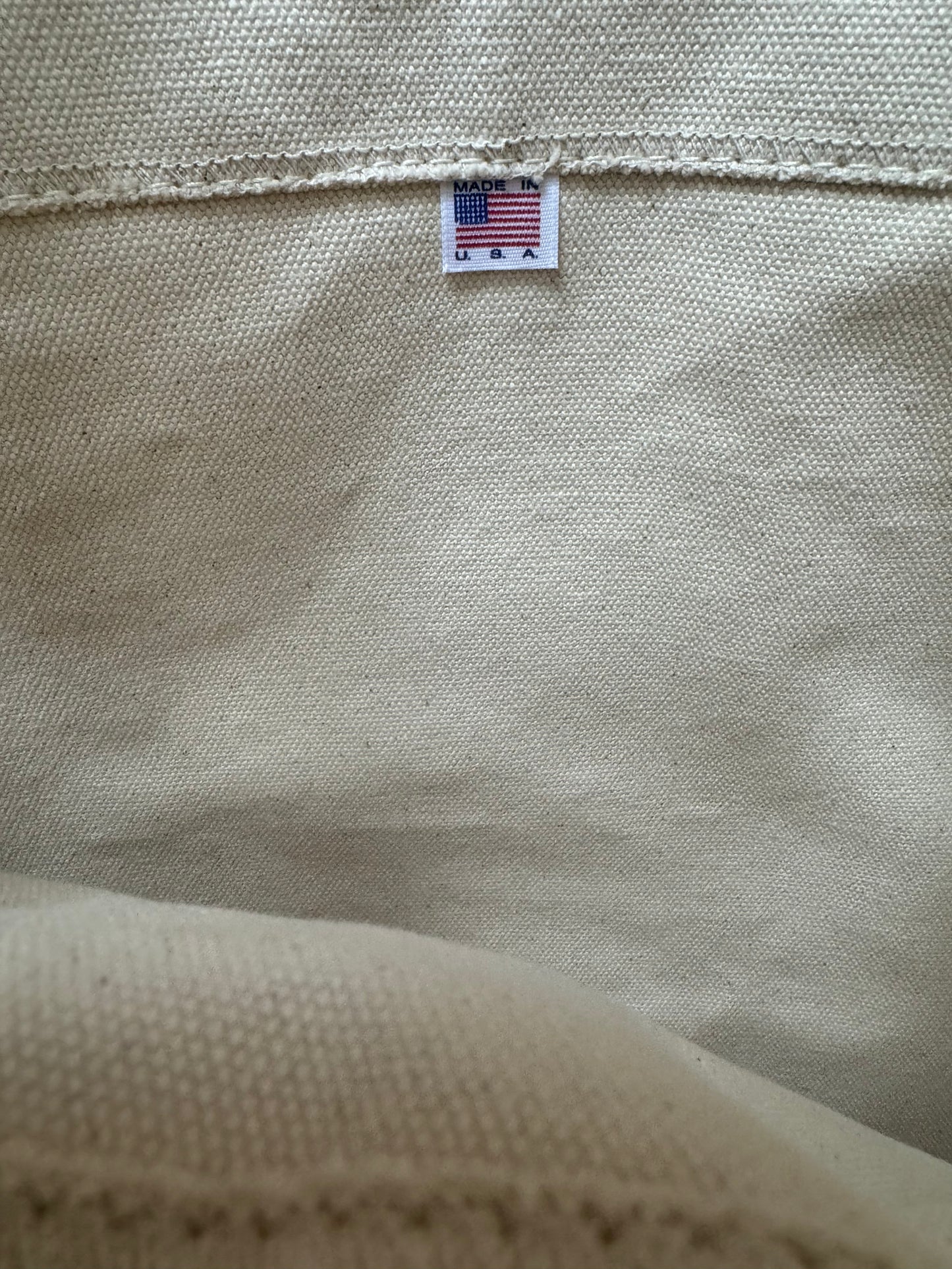 Psycho Bunny MTL, QC Beige Canvas Tote Bag