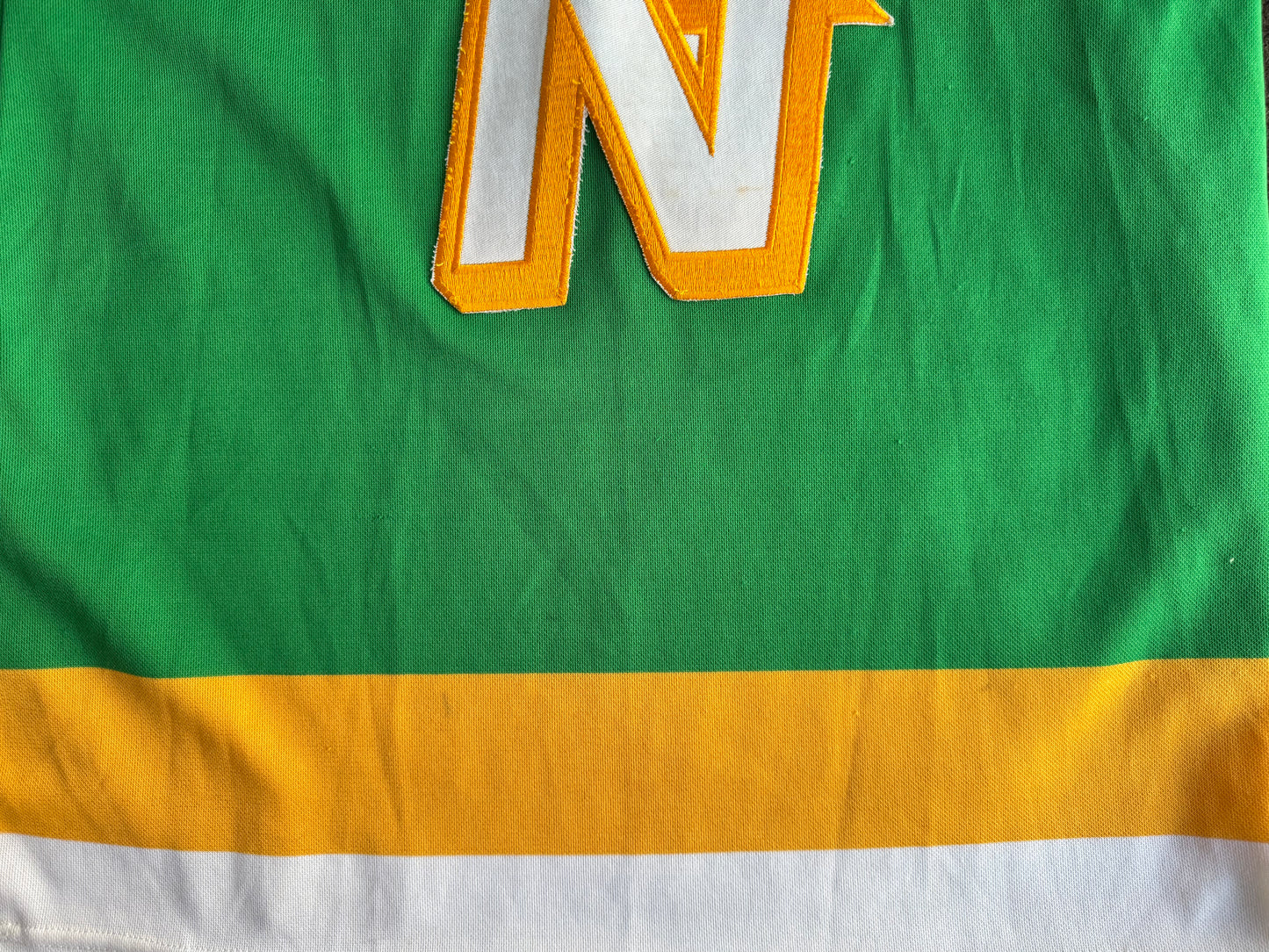 VTG Minnesota North Stars CCM Green Away Hockey Jersey Size: S