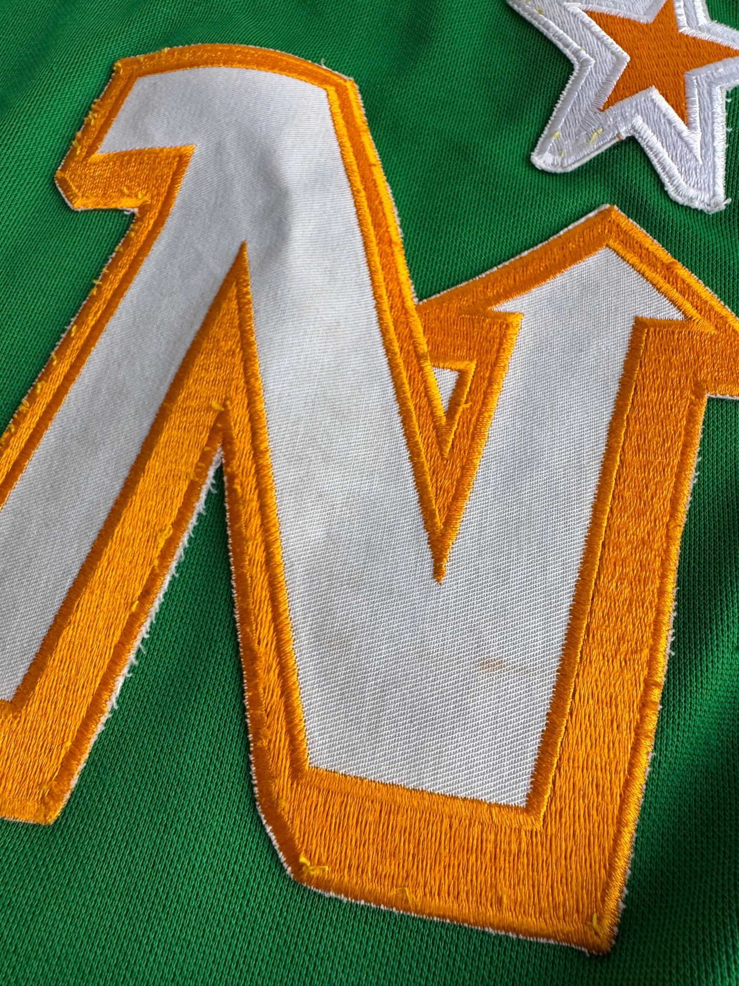 VTG Minnesota North Stars CCM Green Away Hockey Jersey Size: S