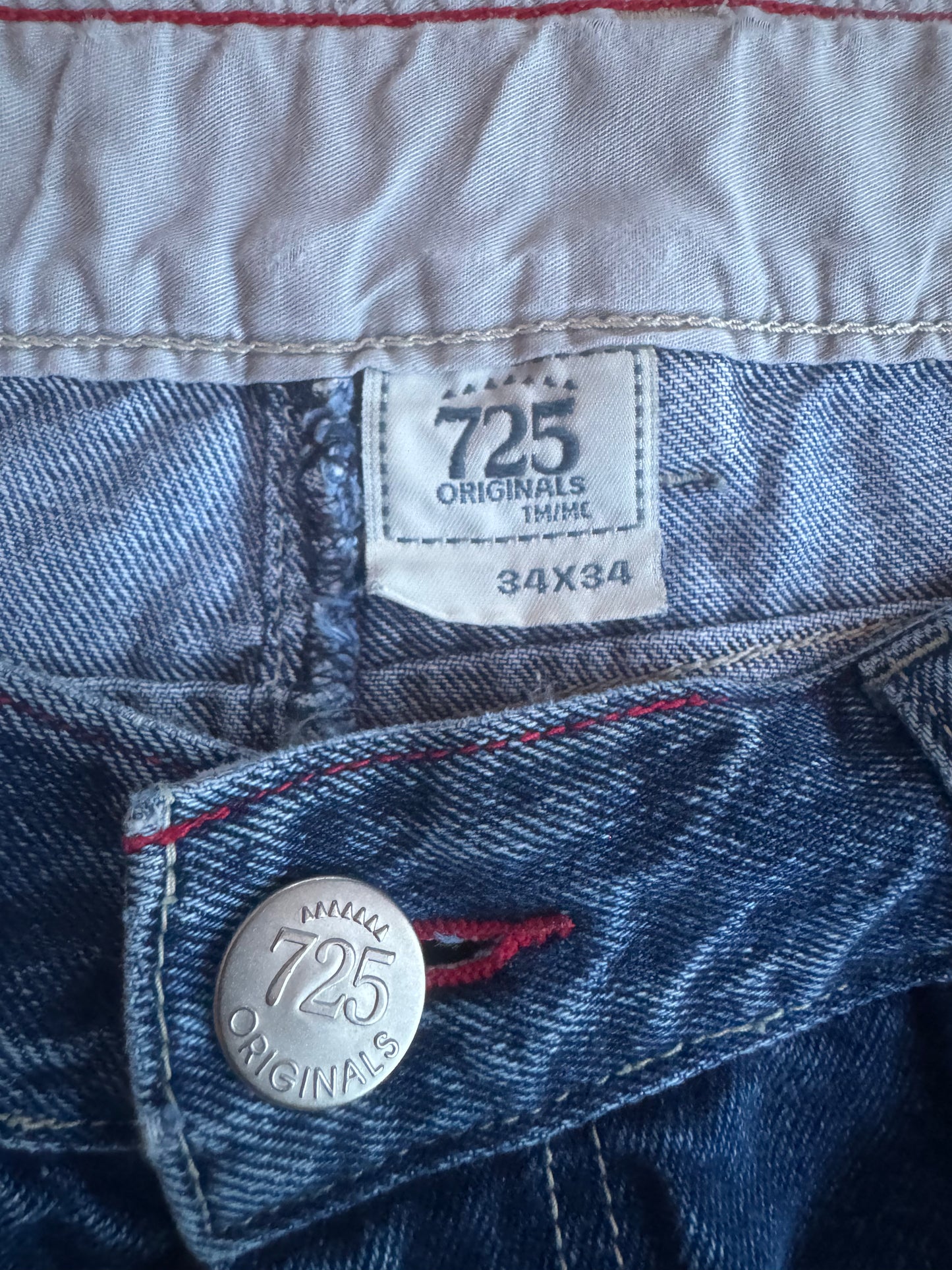 VTG Y2K 725 Originals Blue Carpenter Men's Jeans Size: 34