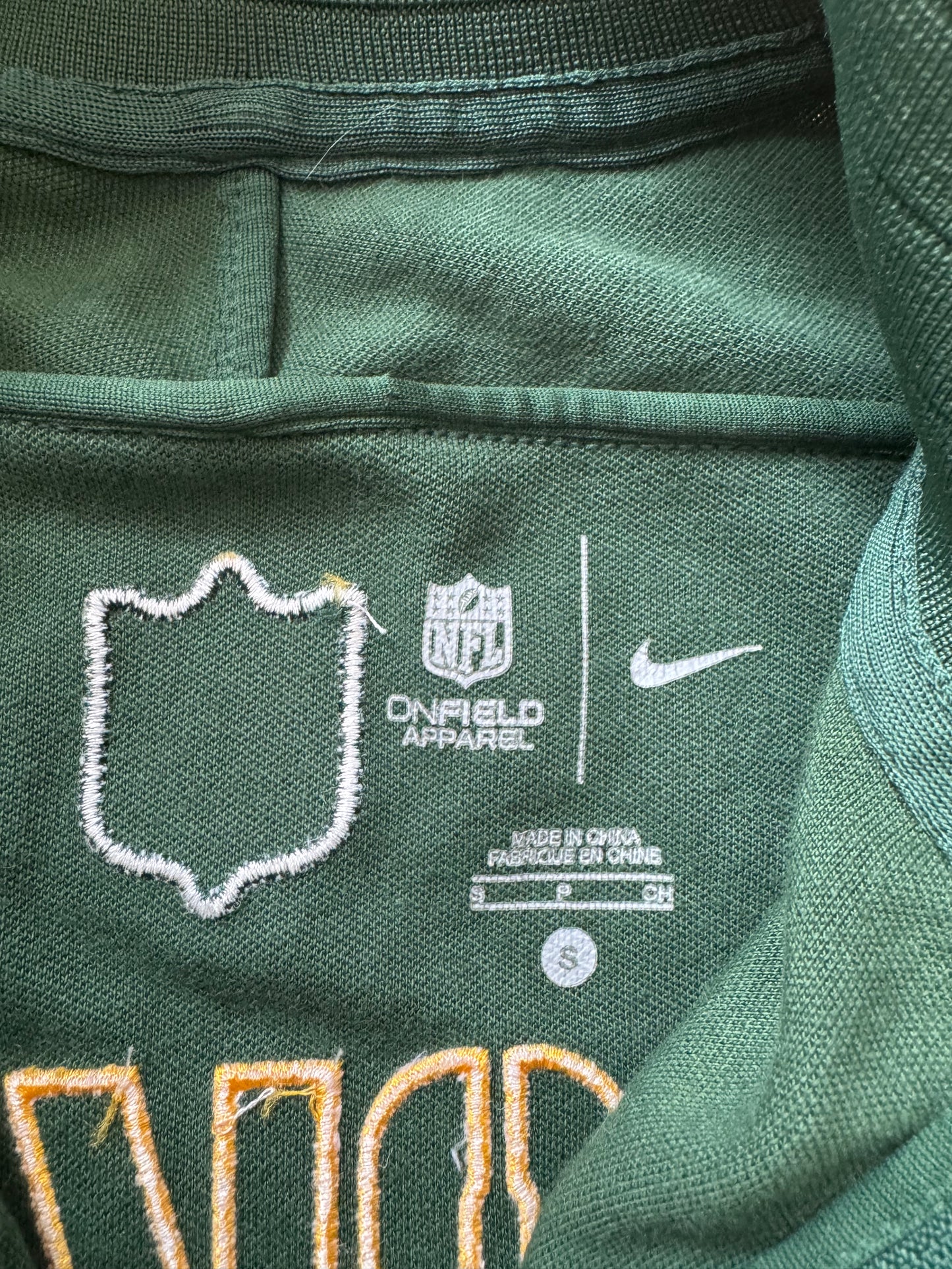 Green Bay Packers NFL Nike Onfield Varsity Full-Zip Track Jacket Size: S