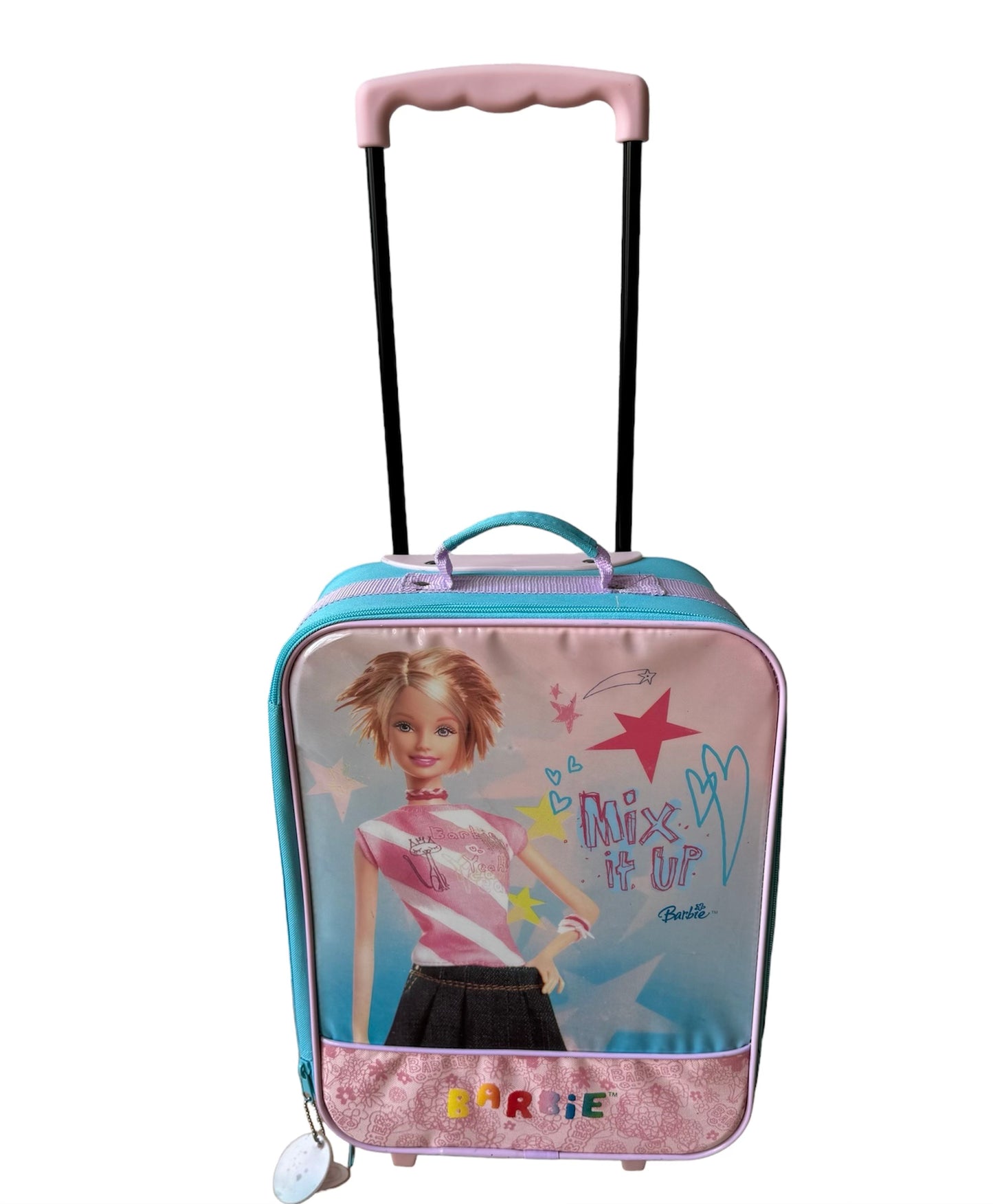 VTG Mattel Toys Barbie Doll Rolling Suitcase