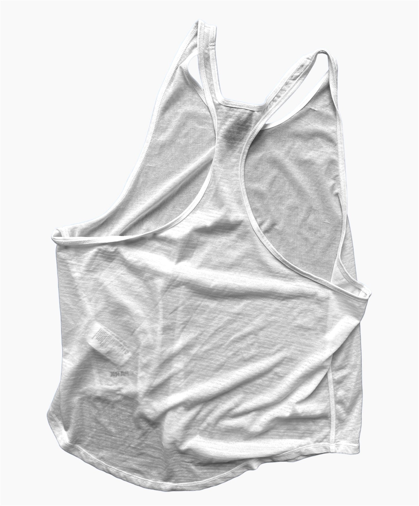 Ivy Park Women's White Stripe Racerback Tank Top Size: M