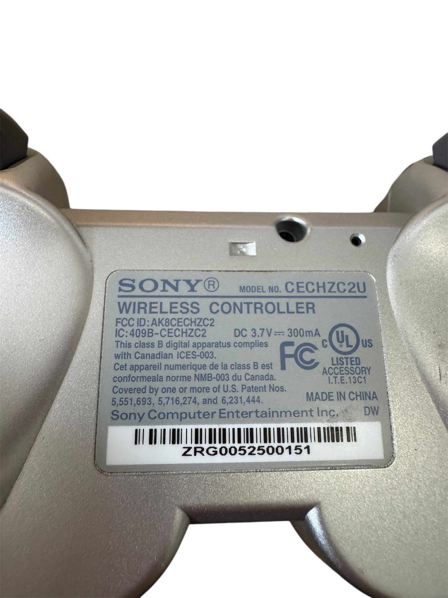 Sony PlayStation 3 PS3 Controller Silver DualShock 3 + Sixaxis Genuine CECHZC2U