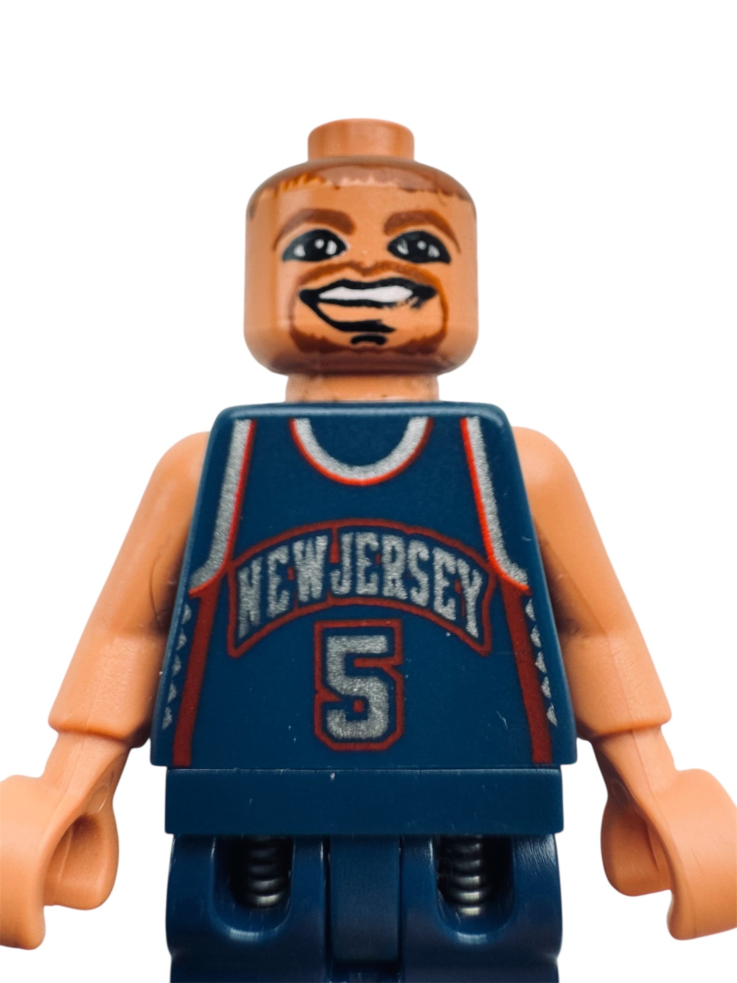 LEGO Sports Minifigure NBA Jason Kidd #5 New Jersey Nets
