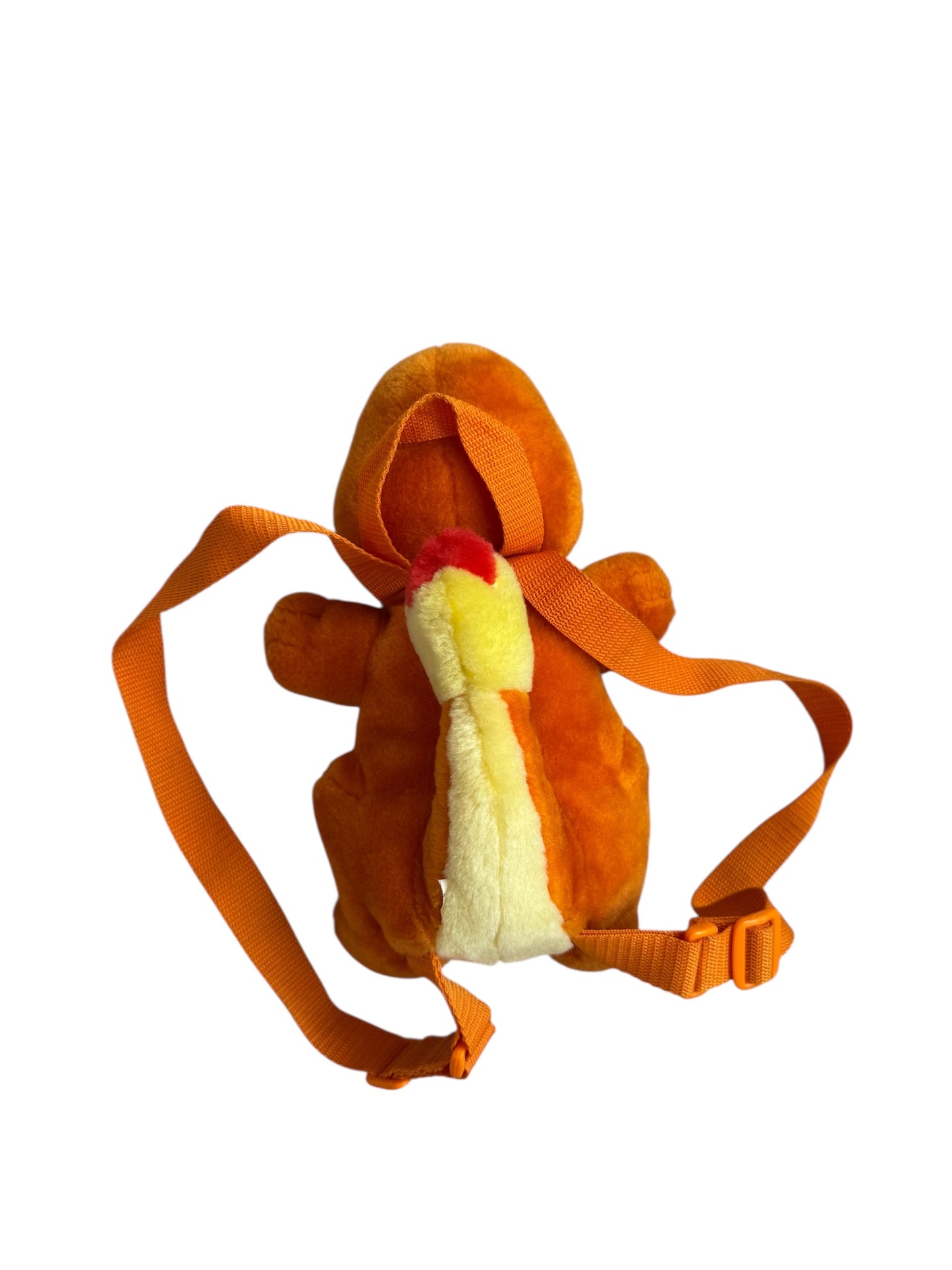 VTG ‘90s Rare Nintendo Official Pokémon Charmander Plush Zipper Backpack
