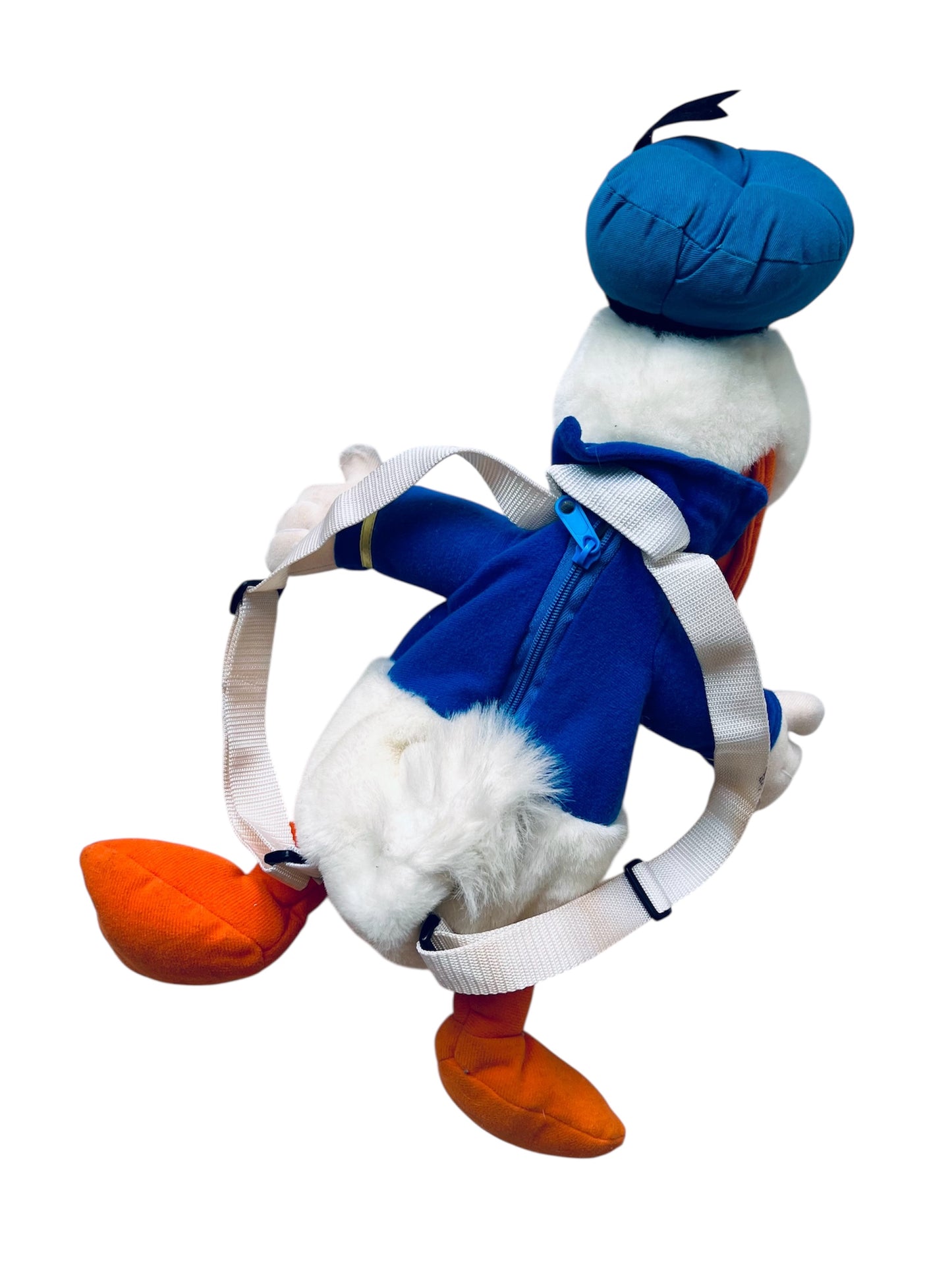 VTG Disney Donald Duck Plush Zipper Backpack