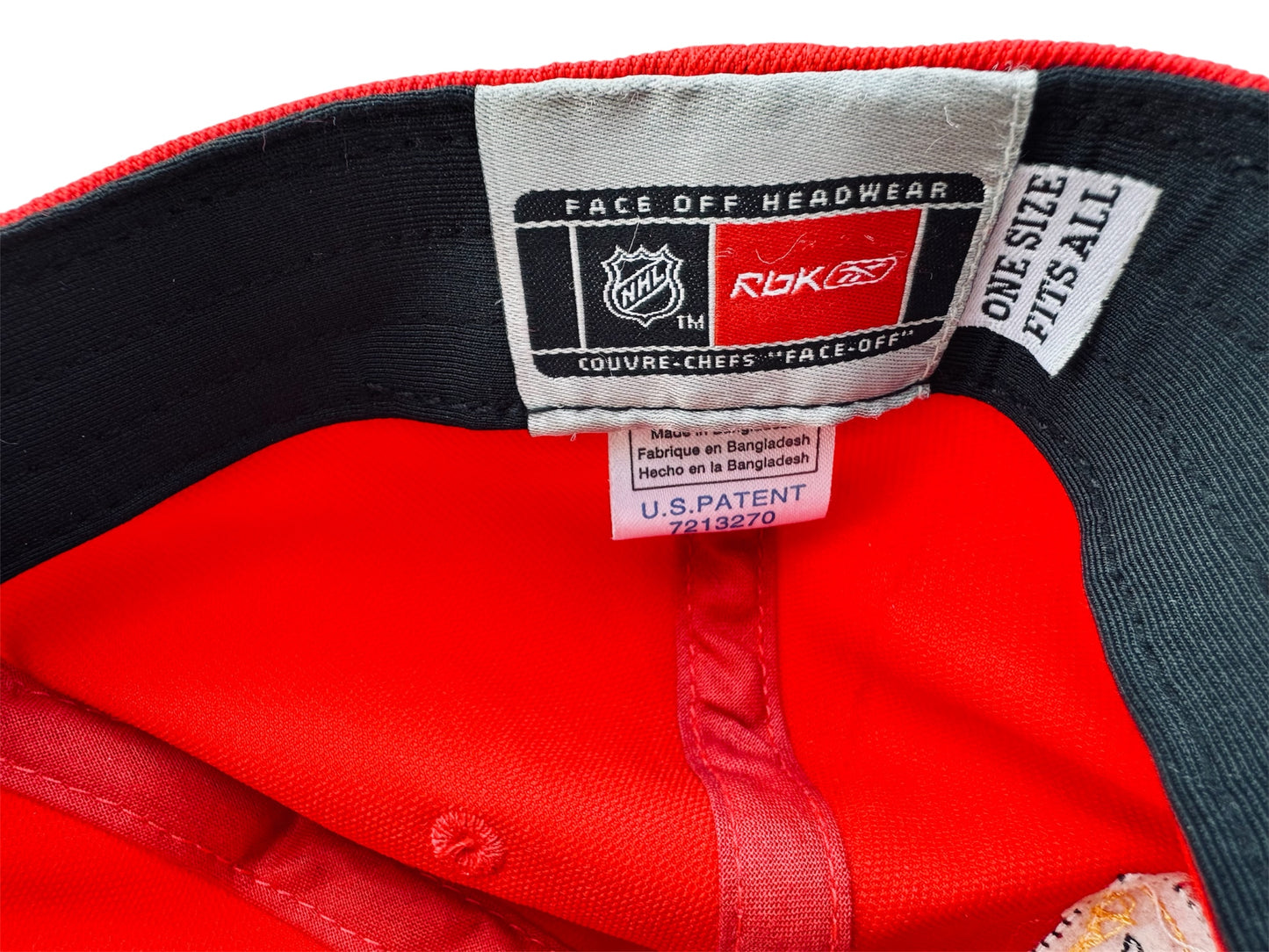 Calgary Flames Face-Off Reebok OSFA Hat Cap