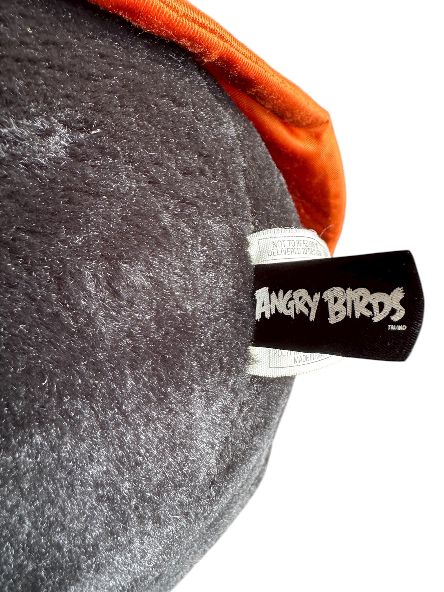 Angry Birds Rare Jumbo 22” Black Space Bomb Bird Plush