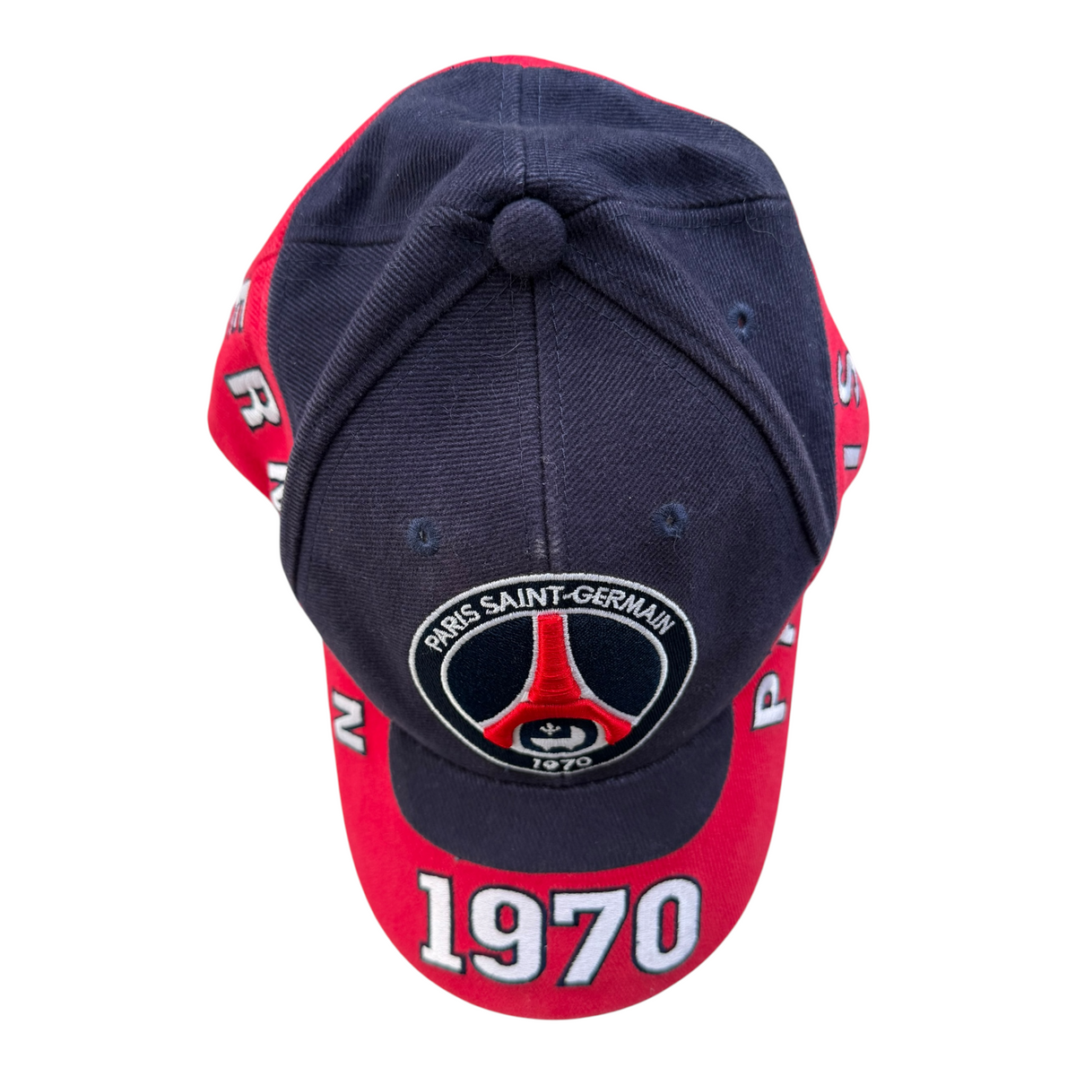 VTG 2003 Paris Saint-Germain PSG 1970 Navy Red Embroidered Adjustable Hat Cap