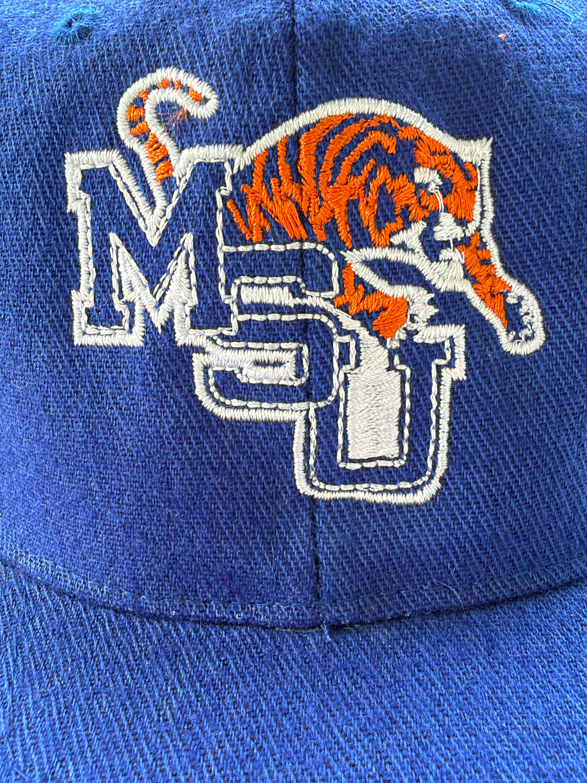VTG Memphis State University MSU Tigers Embroidered Snapback Hat Cap