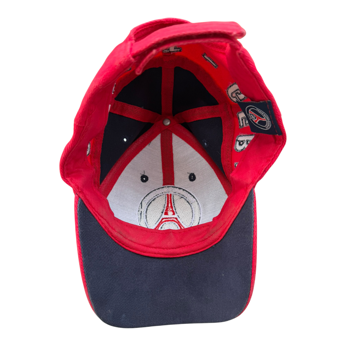 VTG 2003 Paris Saint-Germain PSG 1970 Navy Red Embroidered Adjustable Hat Cap