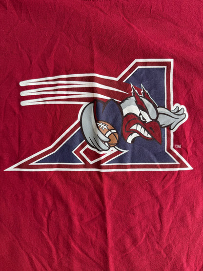 VTG Y2K Montreal Alouettes CFL Football Sogo Maroon T-Shirt Size: M