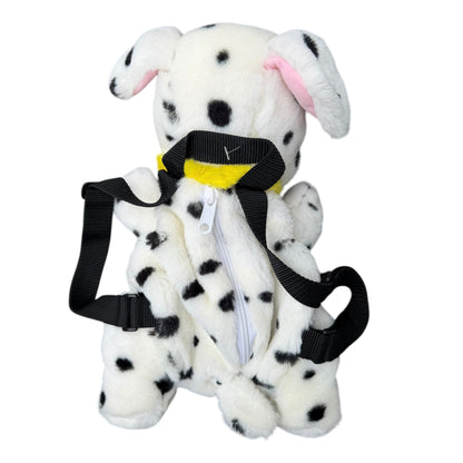 VTG ‘90s Disney 101 Dalmatians Puppy Plush Zipper Backpack