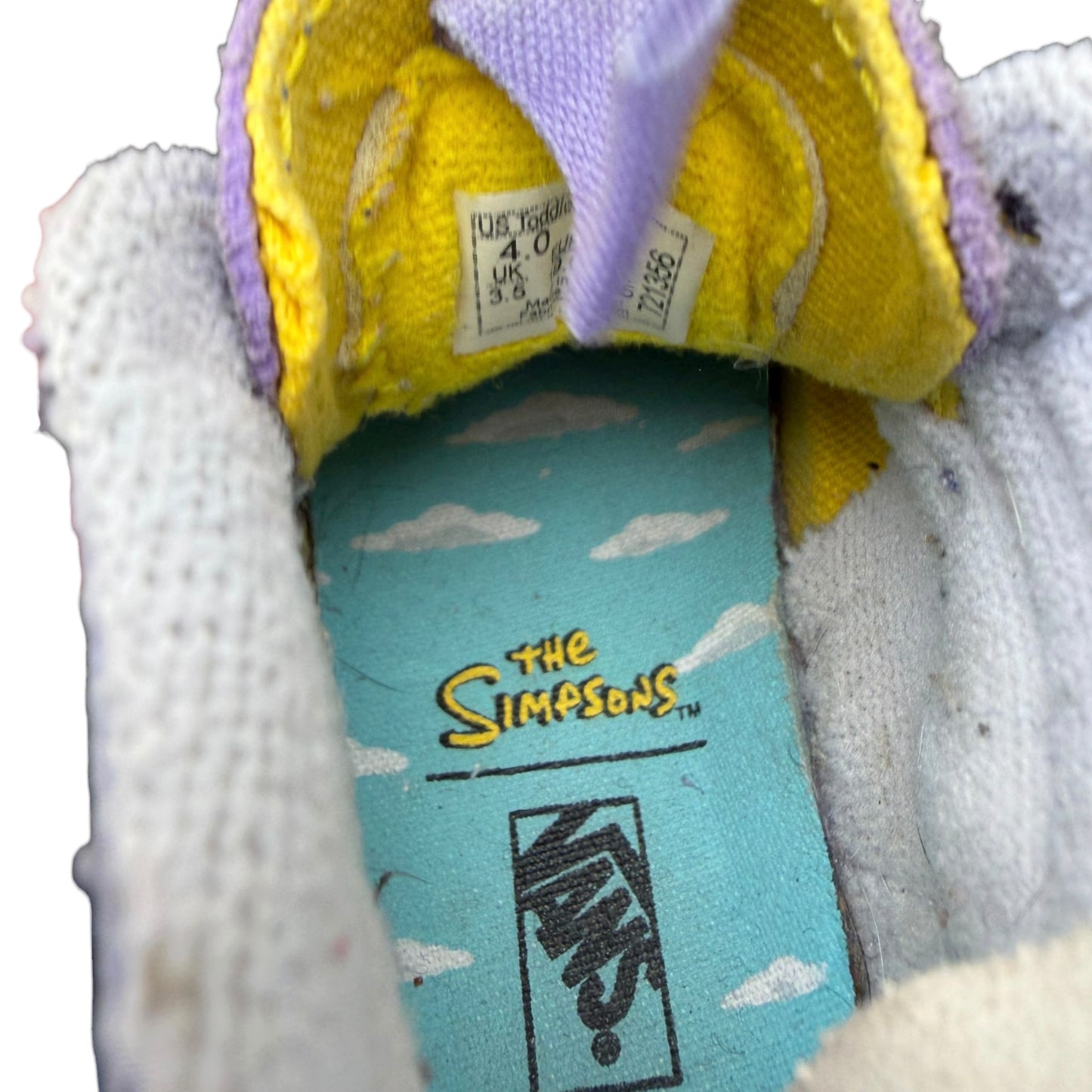 The Simpsons × Vans Sk8-Hi Lisa Simpson For President Toddler Shoes Size: US 4T