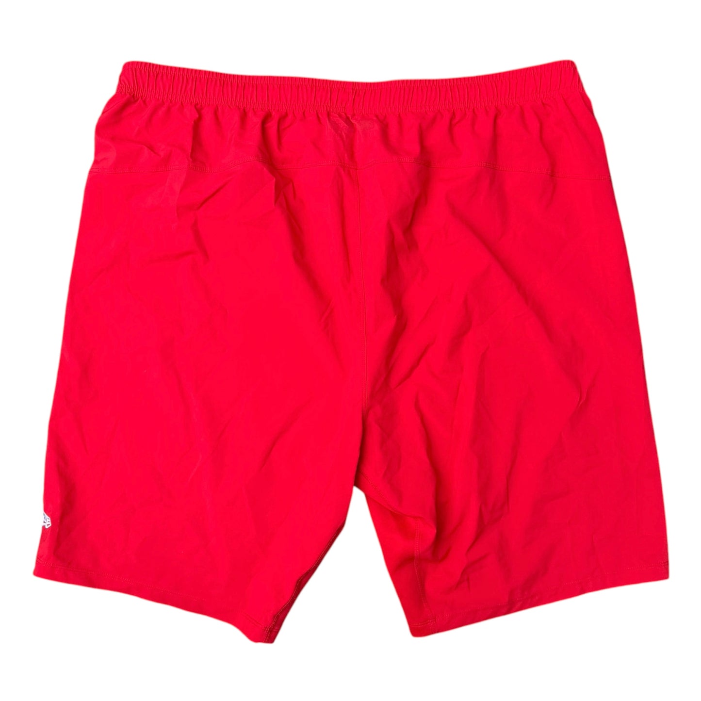 New Era CFL Calgary Stampeders Official Sideline Athletic Red Shorts Size: 2XL