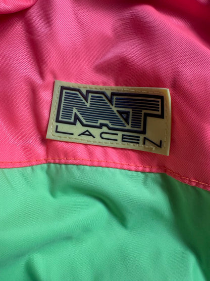 VTG ‘90s Nat Lacen Dermoflex Lightweight Ski Jacket w Hood Colourblock Size: M