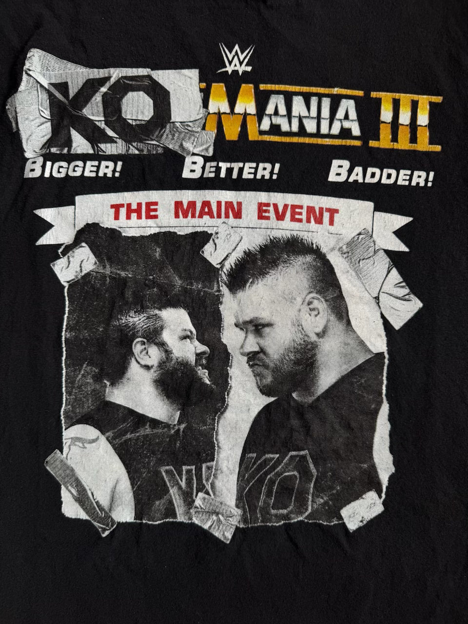 WWE Authentic Kevin Owens KO-Mania III T-Shirt Size: S