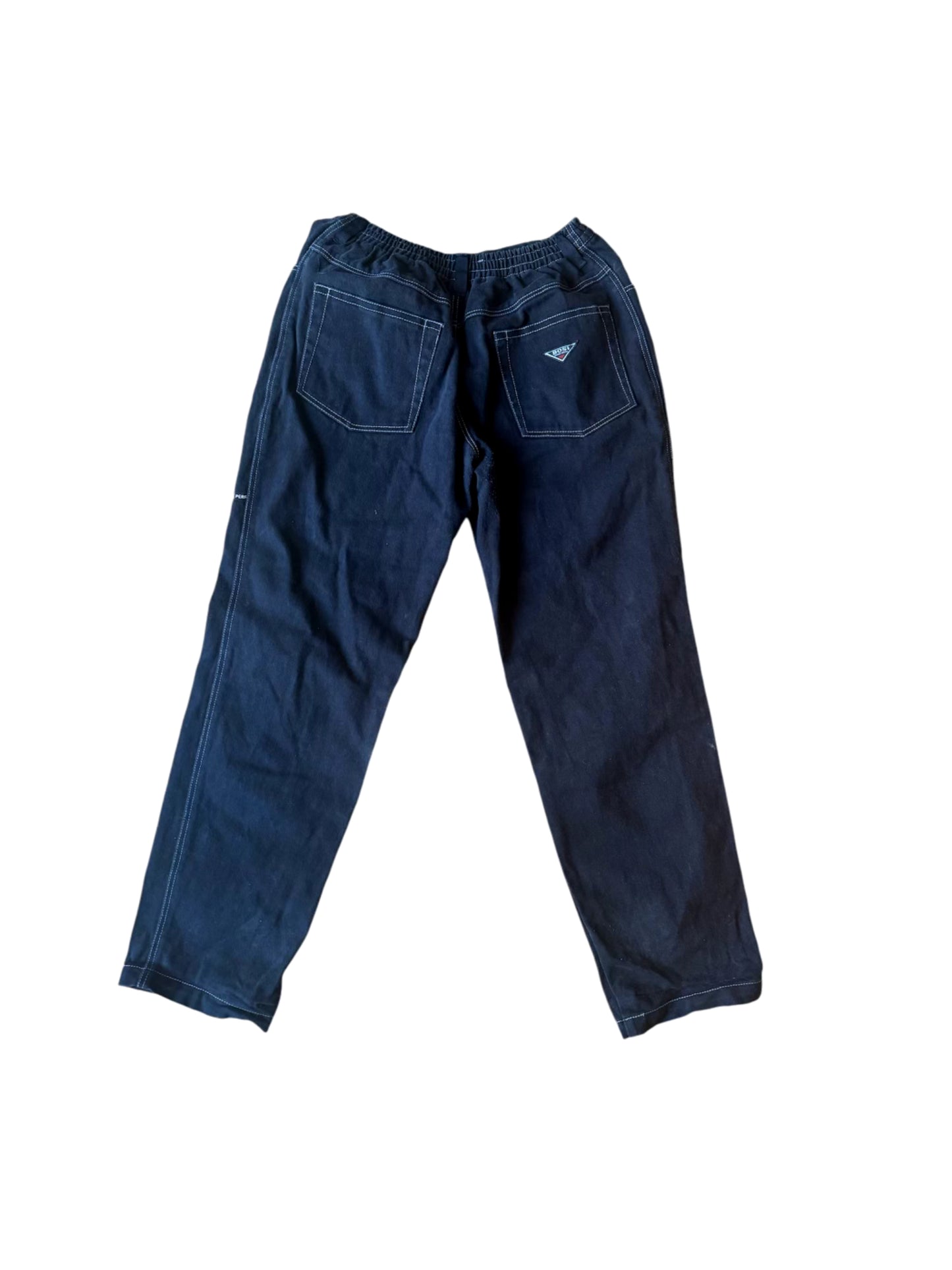 Rare Y2K Unique Adidas Streetball Patchwork Black Jeans Size: 10