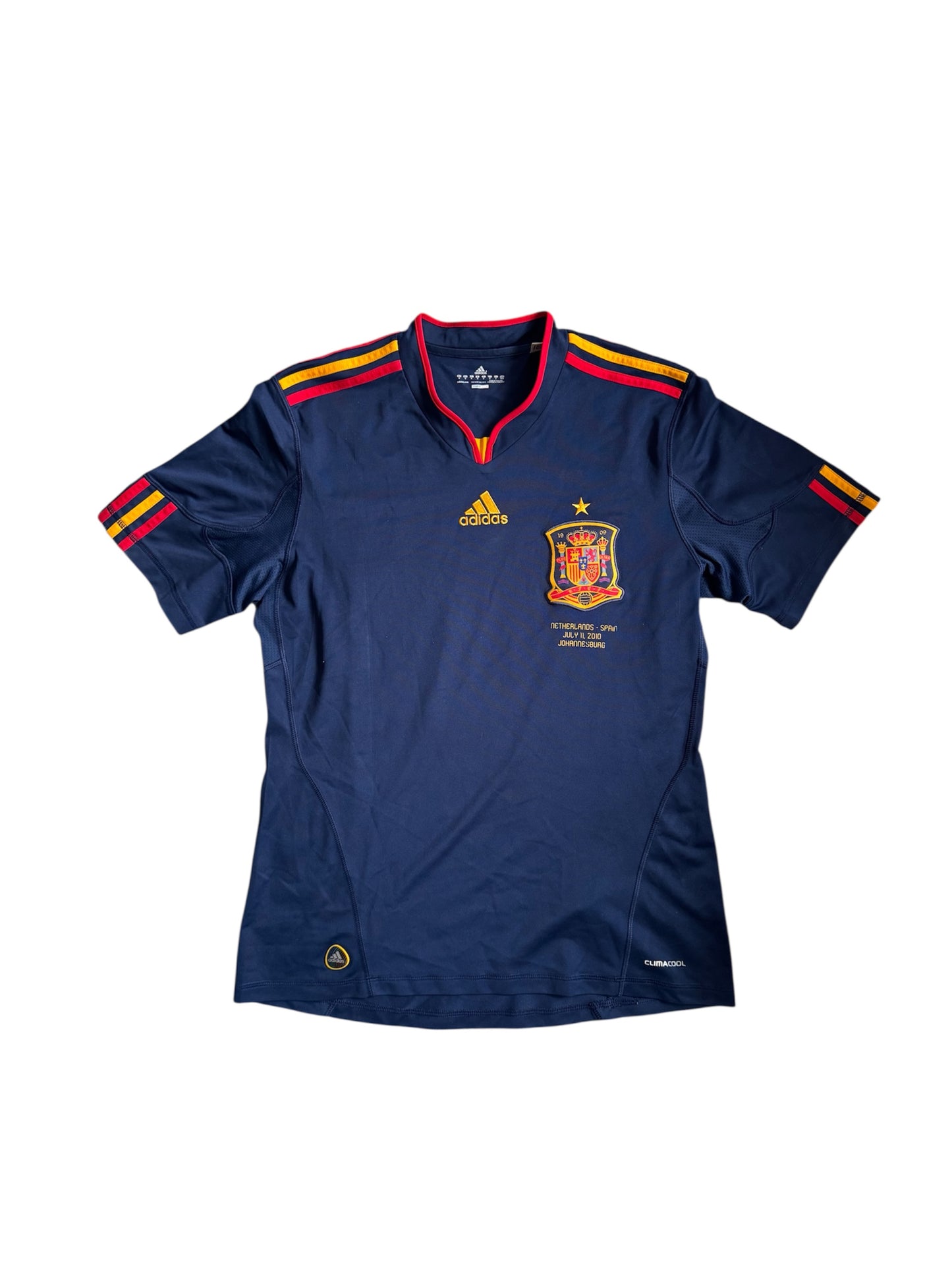 2010 World Cup Spain Adidas National Away Football Jersey Size: M