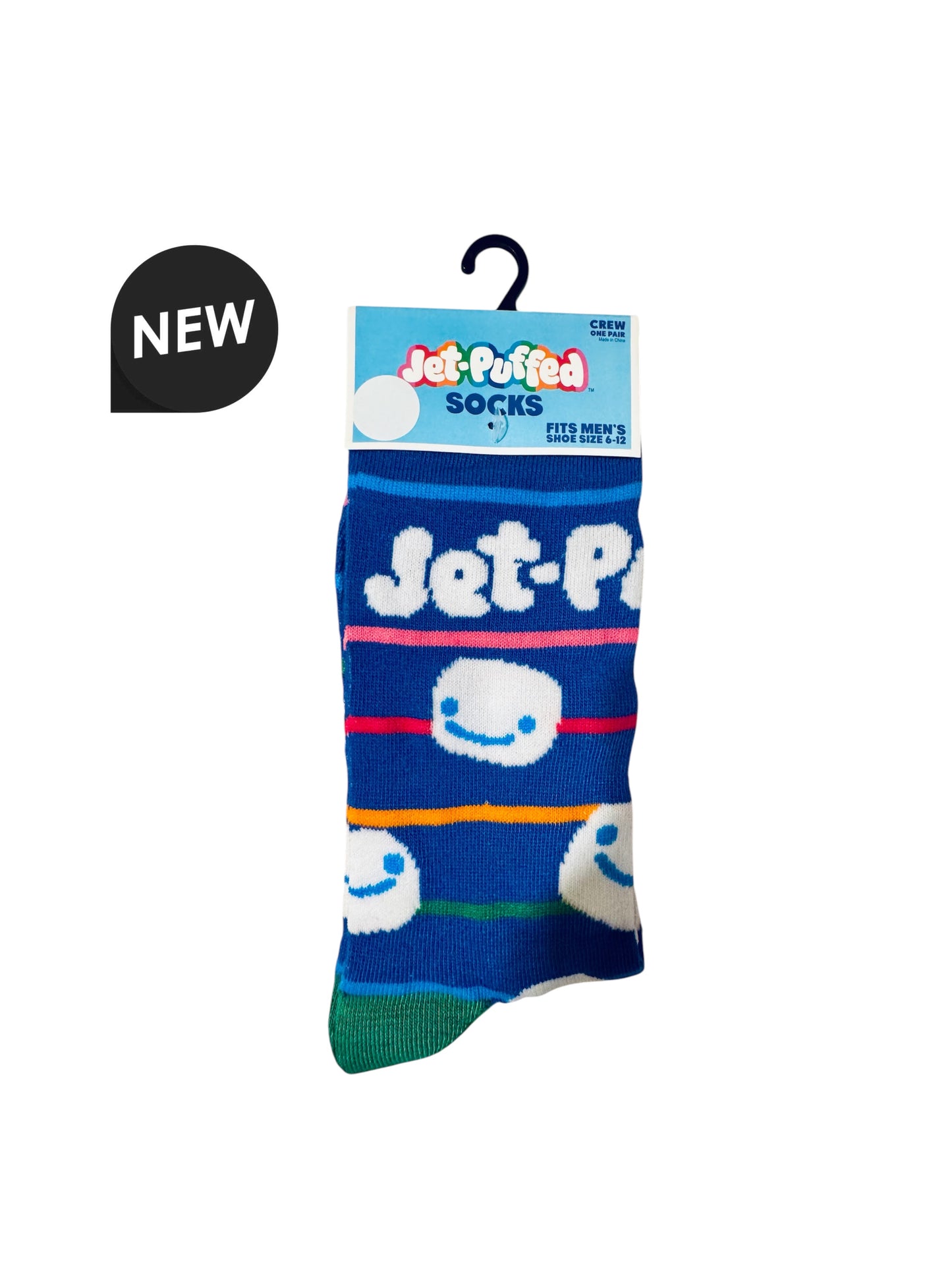 Jet-Puffed Crew Socks
