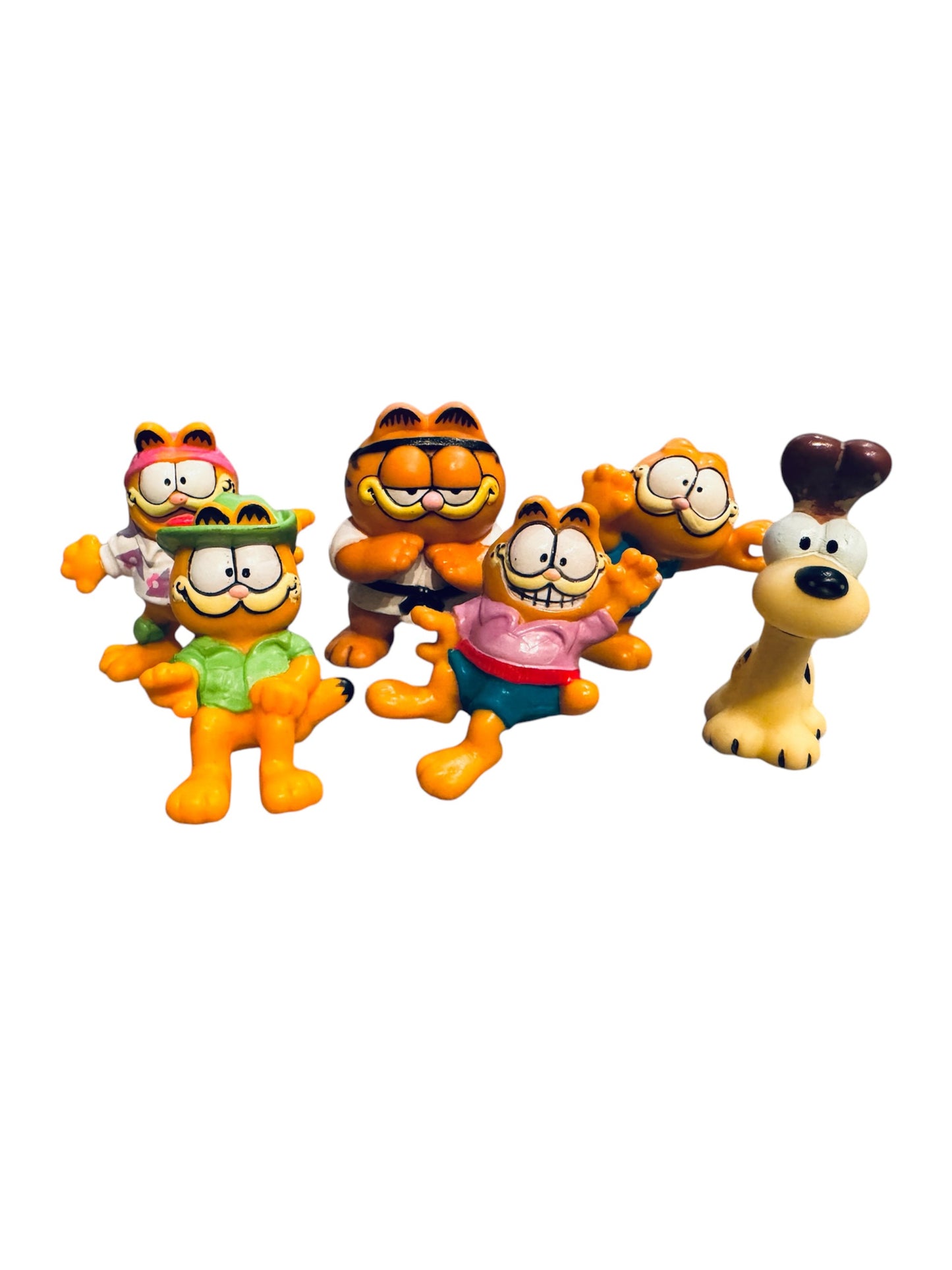 VTG '70s-'80s Garfield PVC Collectible Figurines Lot 2"