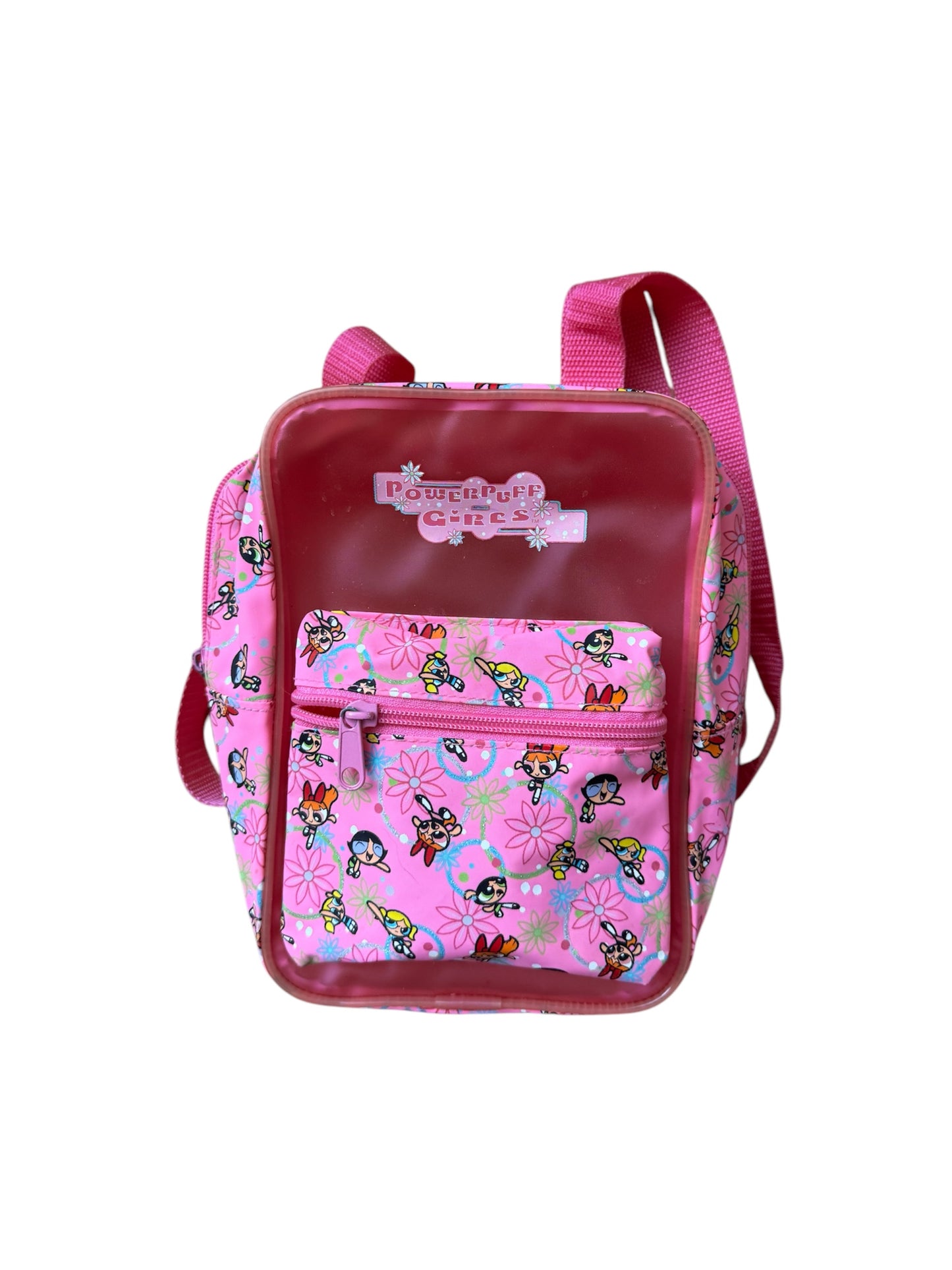 VTG Y2K Cartoon Network The Powerpuff Girls Rare Pink Backpack