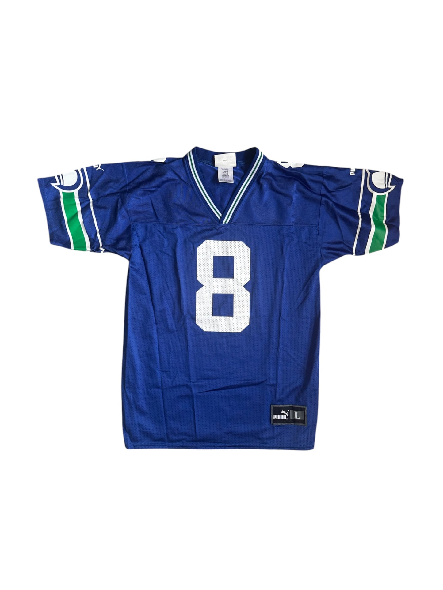 Vintage Seattle Seahawks #8 Matt Hasselbeck Rare Puma Youth Jersey – Size L (14-16)