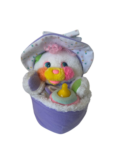 VTG '80s Baby Bibsy Popple with Bottle Rare Plush