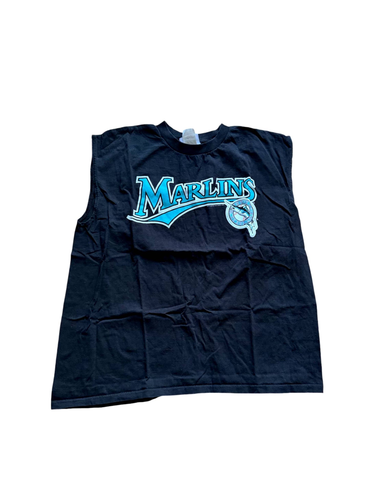 Florida Marlins 2004 Softhand Muscle Tank Top Black Size: XL