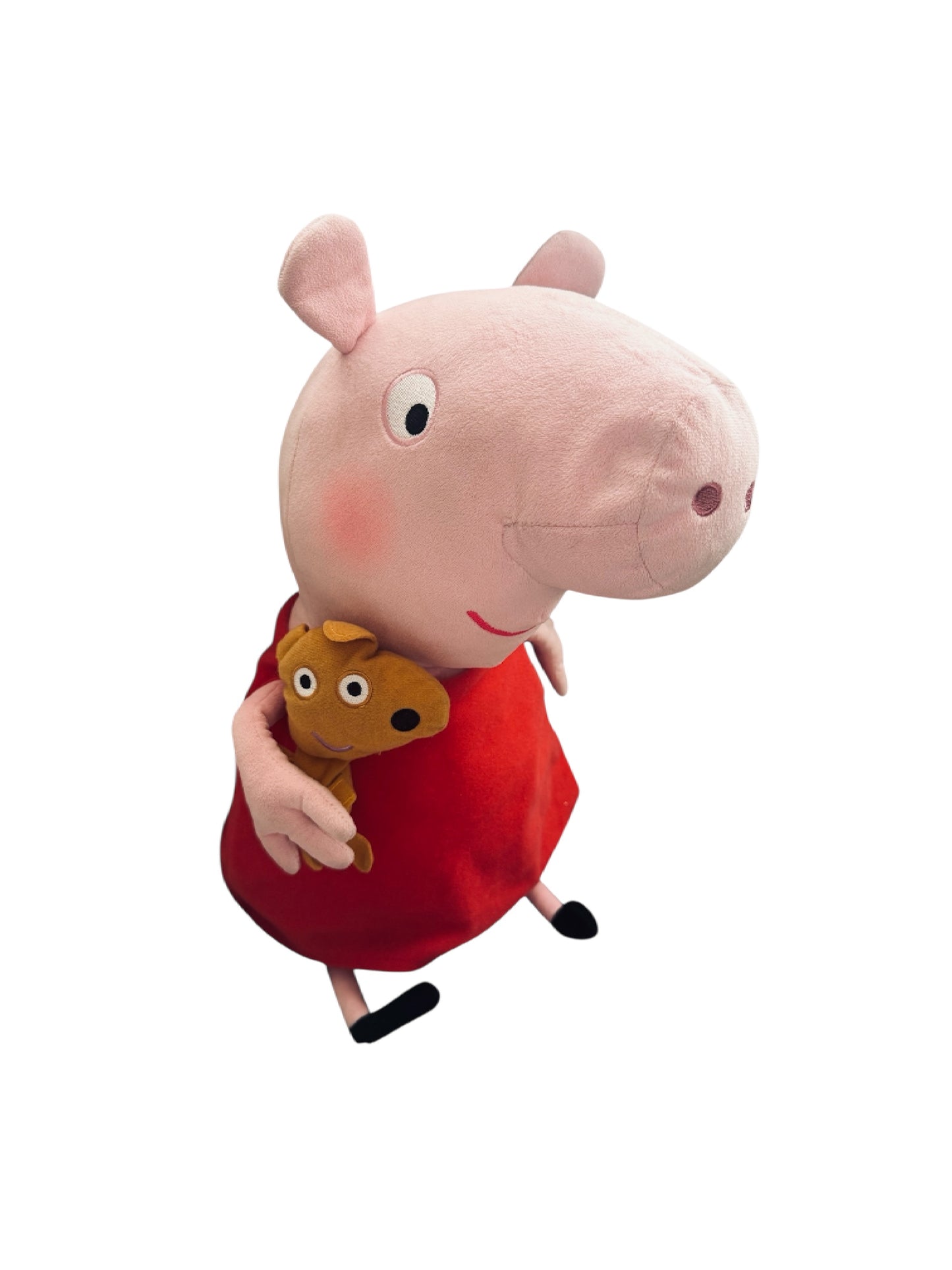 Ty Peppa Pig Holding Danny Dog Large Stuffed Animal Toy 20"