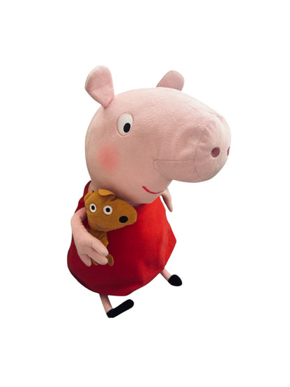 Ty Peppa Pig Holding Danny Dog Large Stuffed Animal Toy 20"
