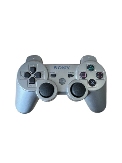 Sony PlayStation 3 PS3 Controller Silver DualShock 3 + Sixaxis Genuine CECHZC2U