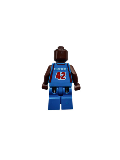 LEGO Sports Minifigure NBA Jerry Stackhouse #42 Detroit Pistons