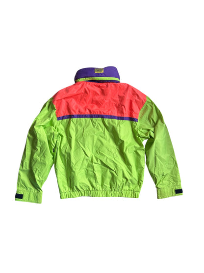 VTG ‘90s Nat Lacen Dermoflex Lightweight Ski Jacket w Hood Colourblock Size: M