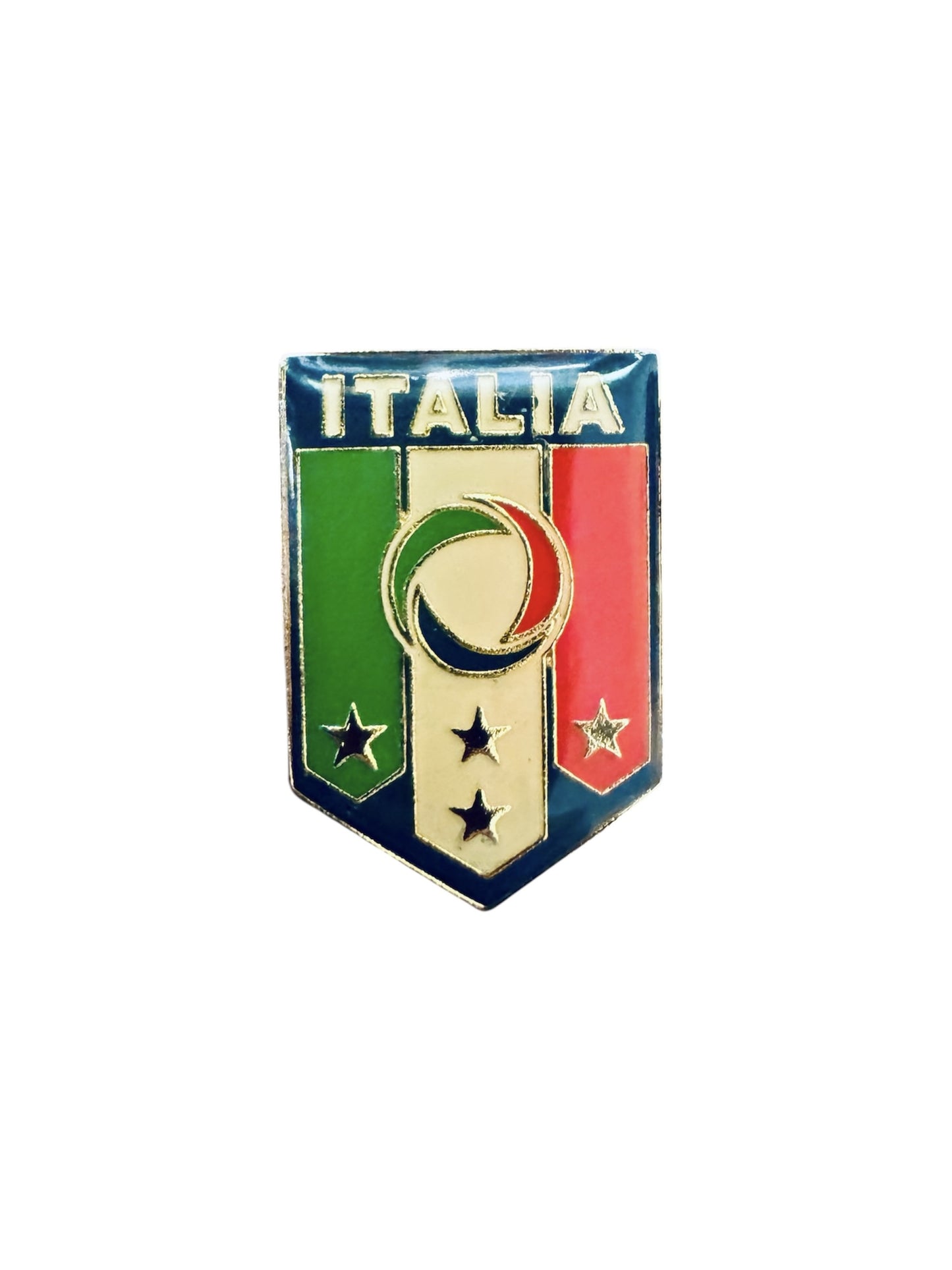 VTG Italia FIGC Italy Football Badge Enamel Lapel Pin 1.7cm