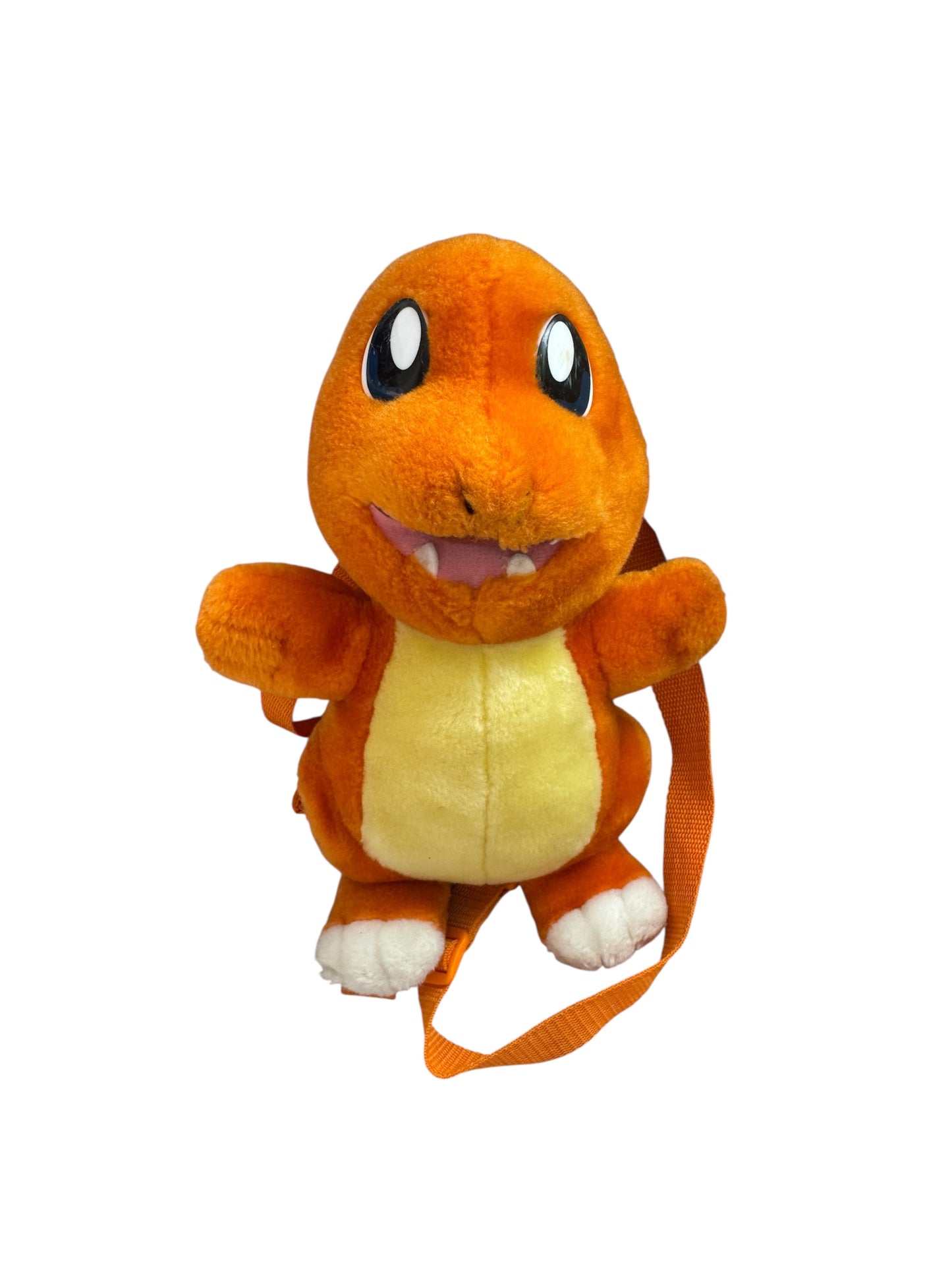 VTG ‘90s Rare Nintendo Official Pokémon Charmander Plush Zipper Backpack