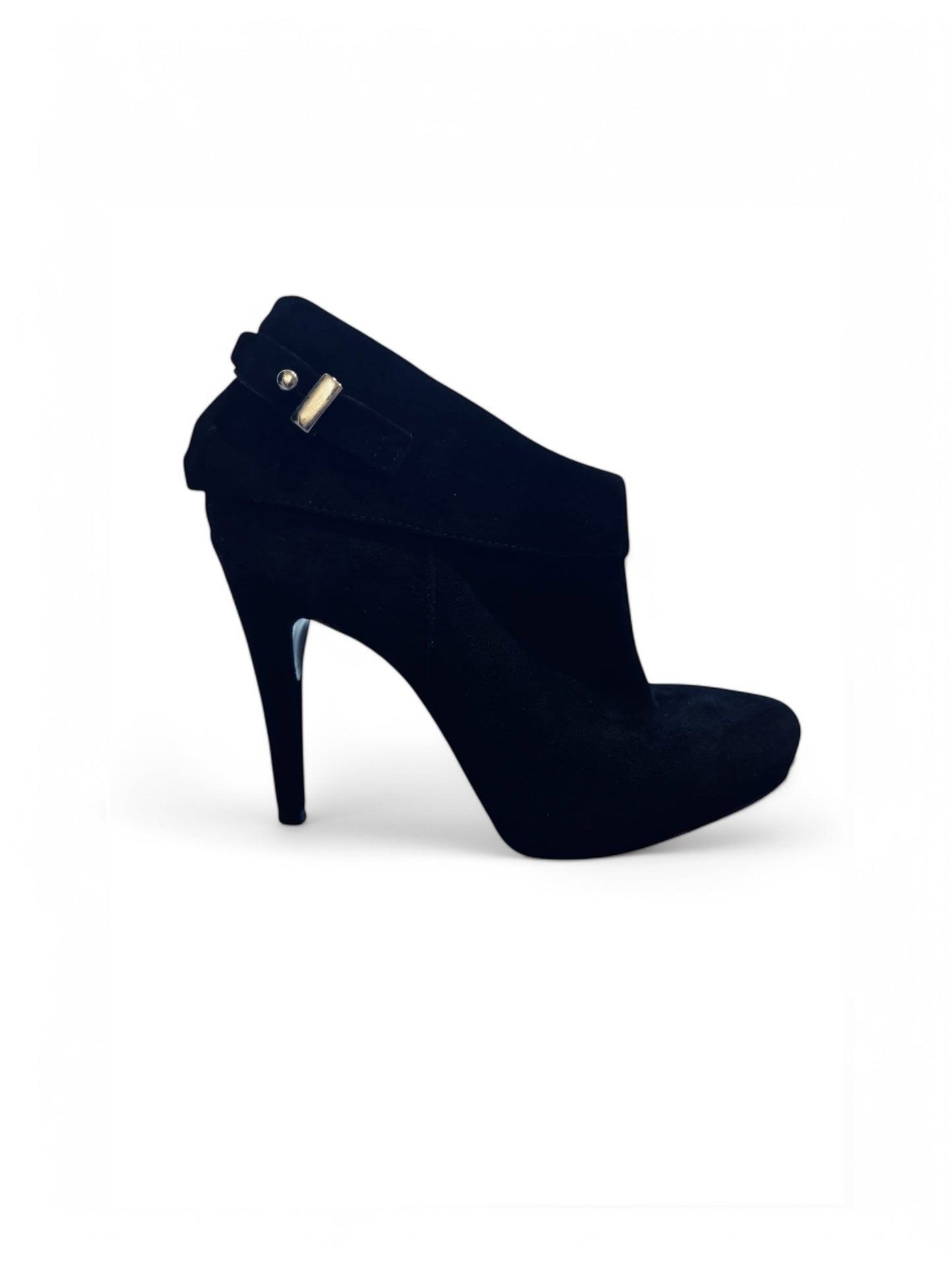 Browns iD Camoscio Nero Sple Black Heel Shoes EU 37