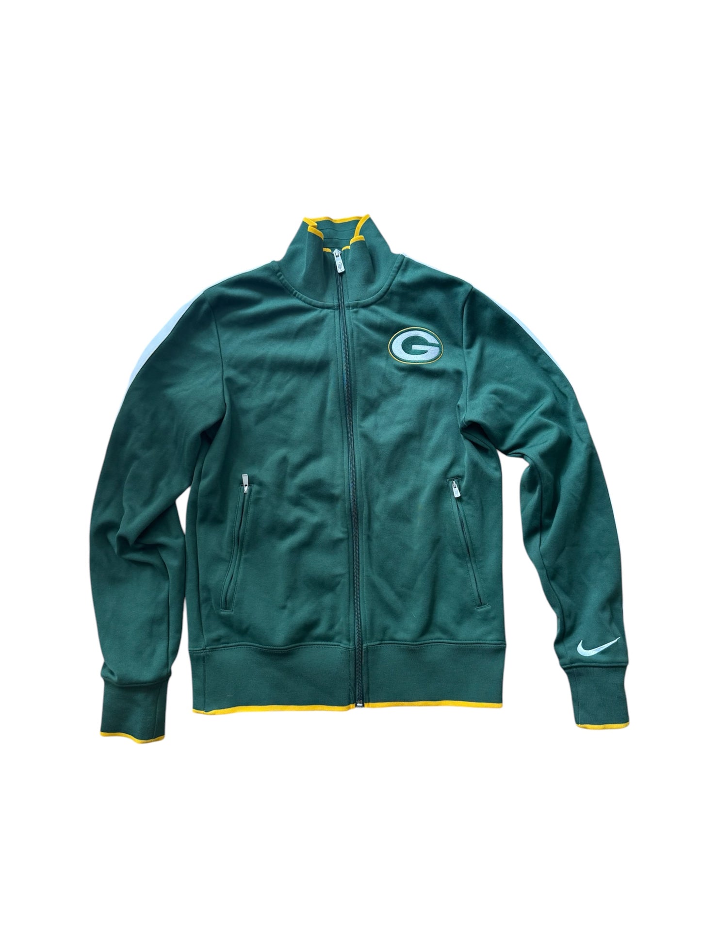 Green Bay Packers NFL Nike Onfield Varsity Full-Zip Track Jacket Size: S