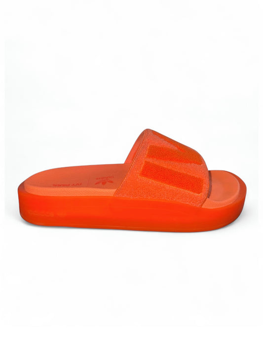 Adidas x Ivy Park 'Screaming Orange' GX1196 Sandals Size: US 9W